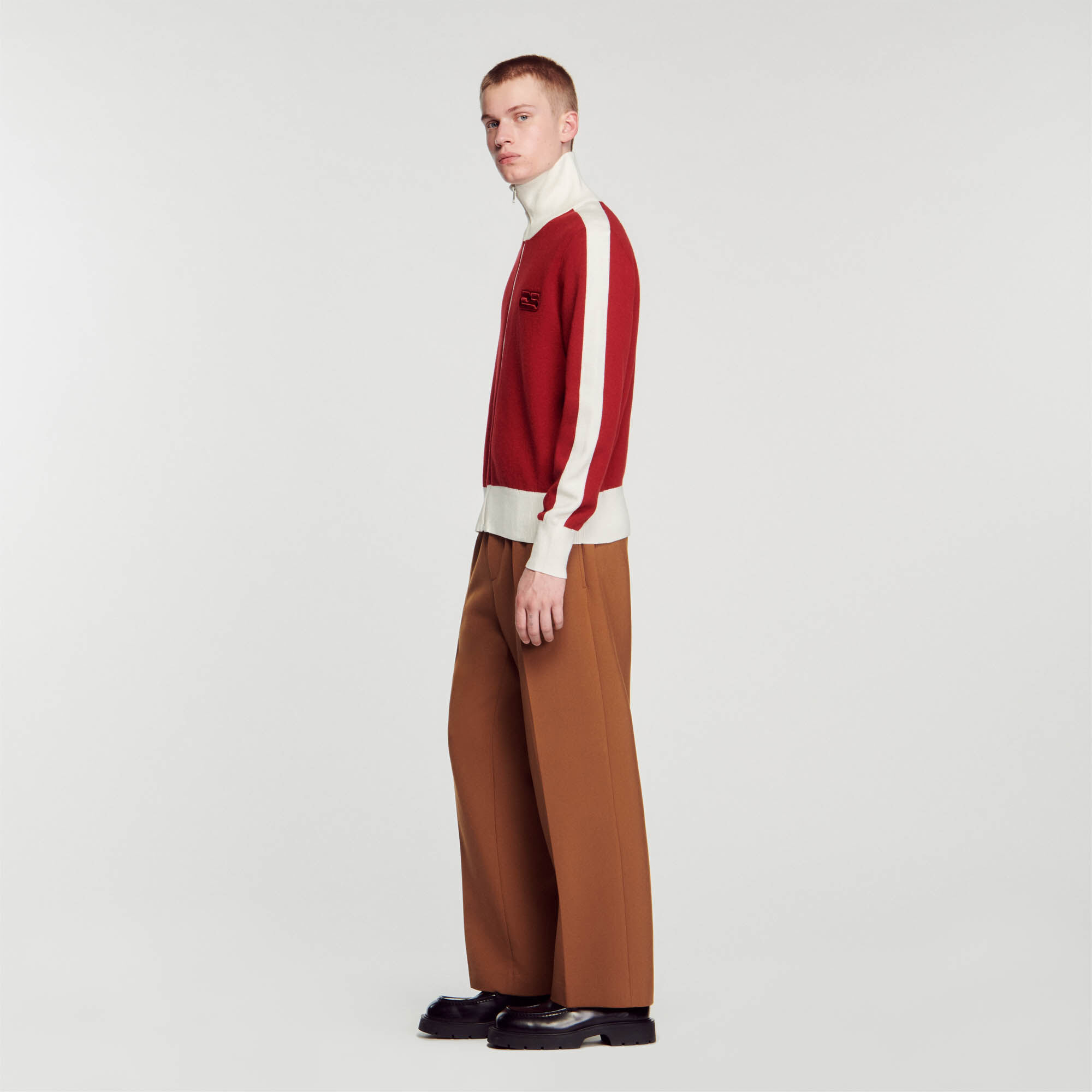 Cardigan bordeaux homme sales