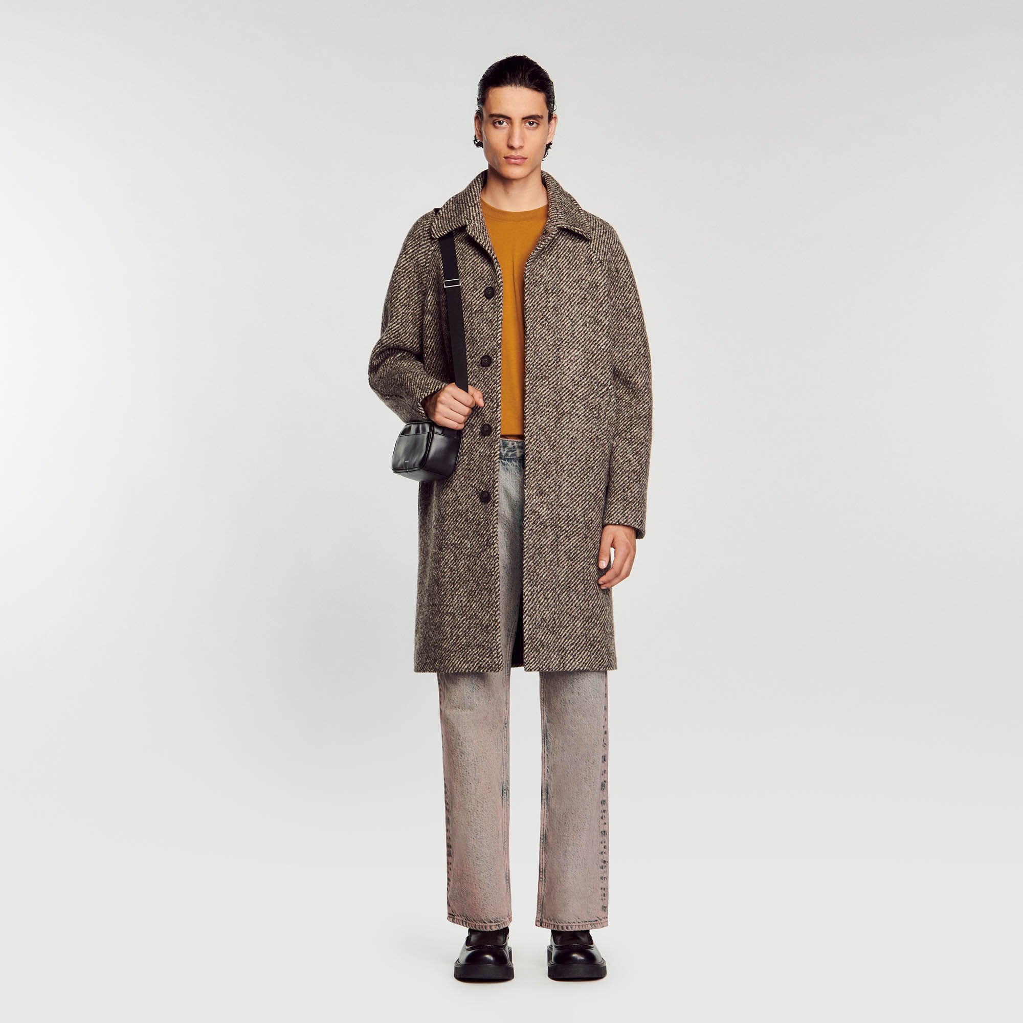 Wool coat SHPMA00307 Coats Jackets Sandro Paris