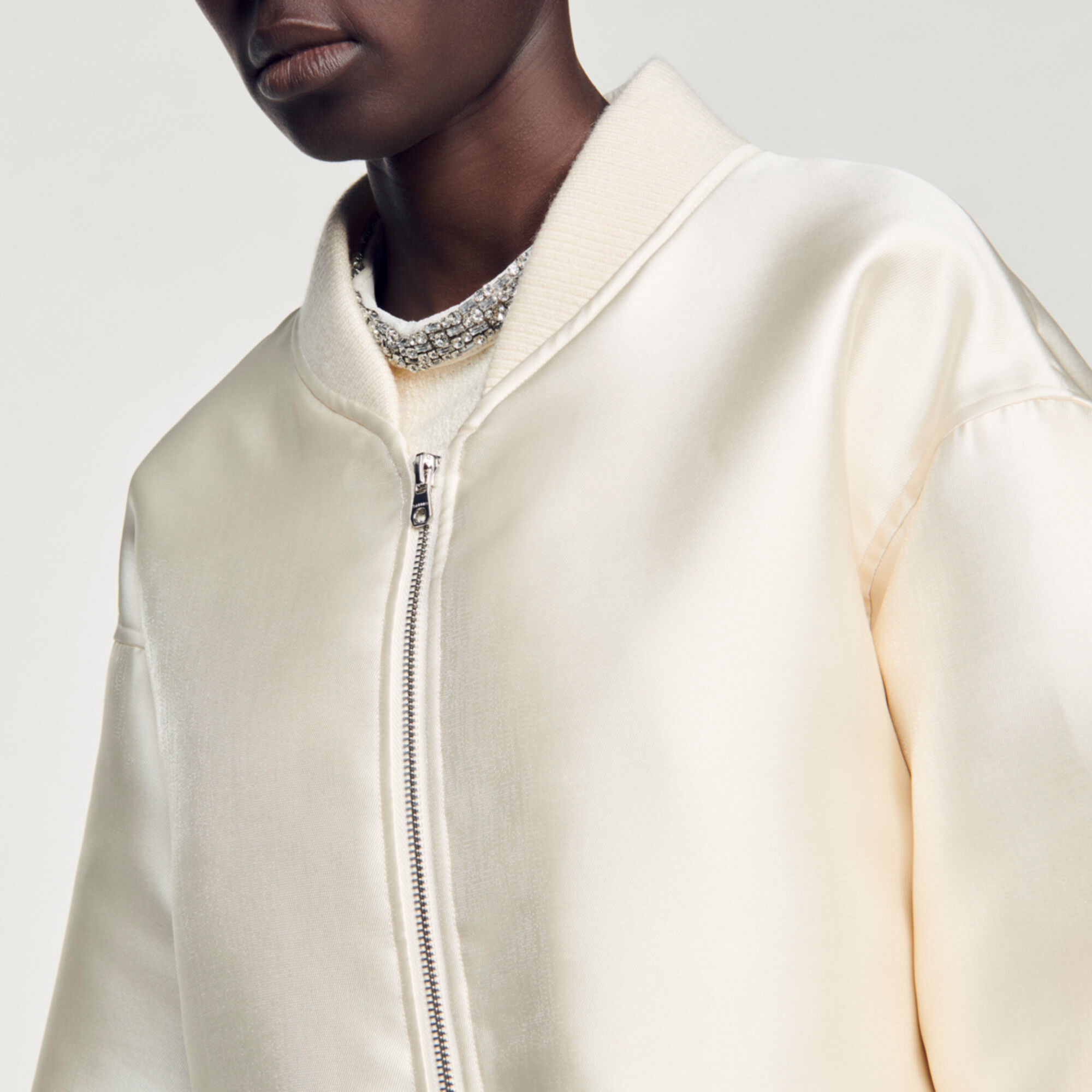 Sandro paris top bomber jacket