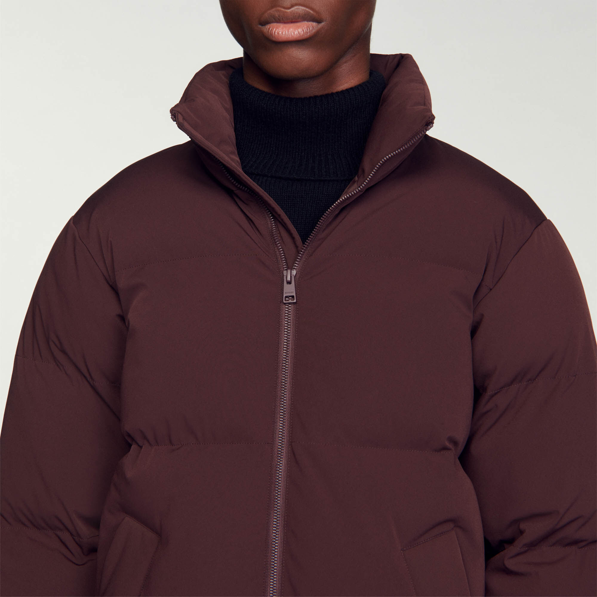 Oversized puffer jacket SHPMA00313 Coats Jackets Sandro Paris