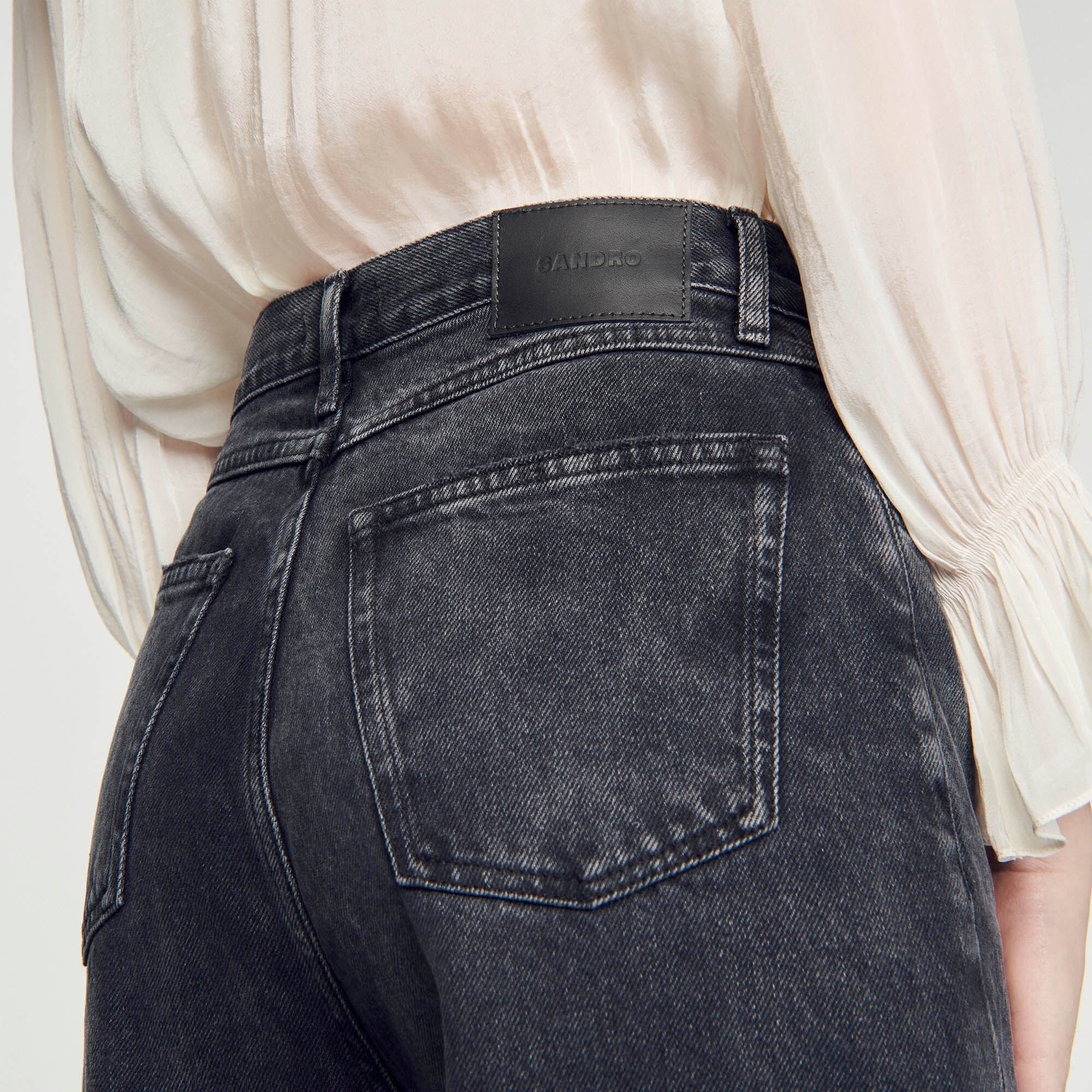 Sandro black 2024 jeans