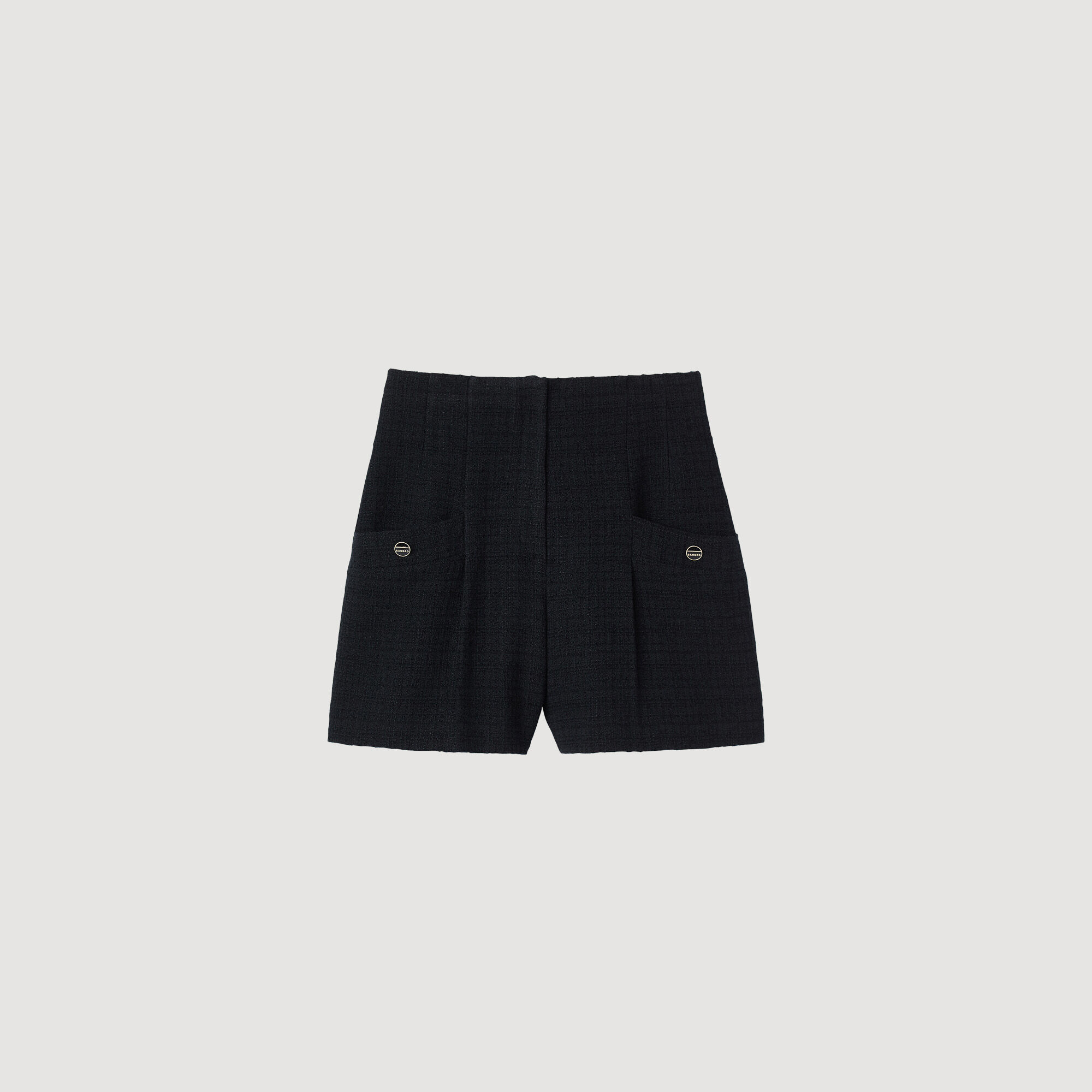 High waisted sales tweed shorts
