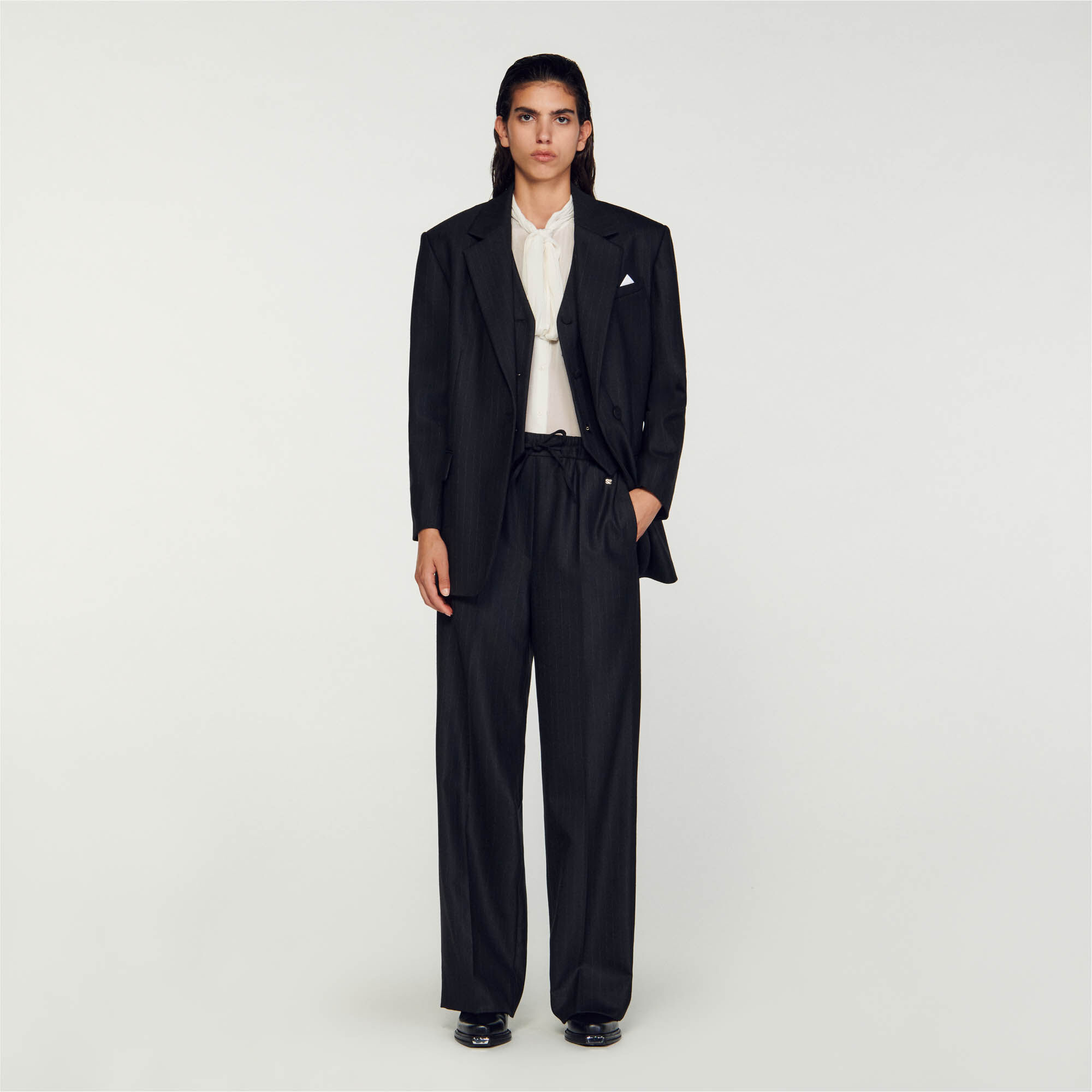 Striped trousers