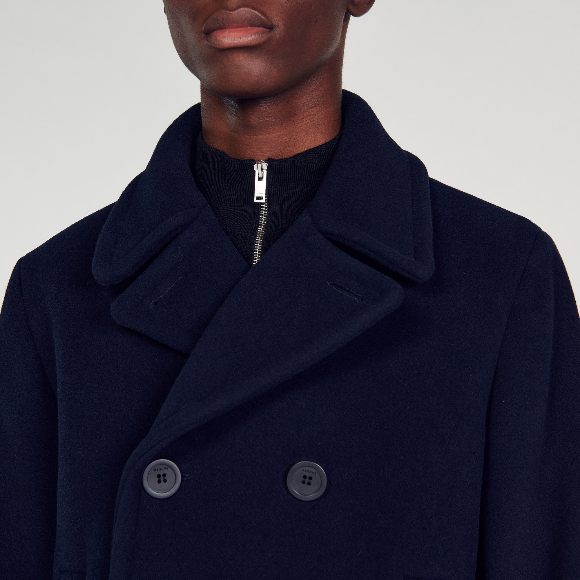 Trench coat sandro sale homme