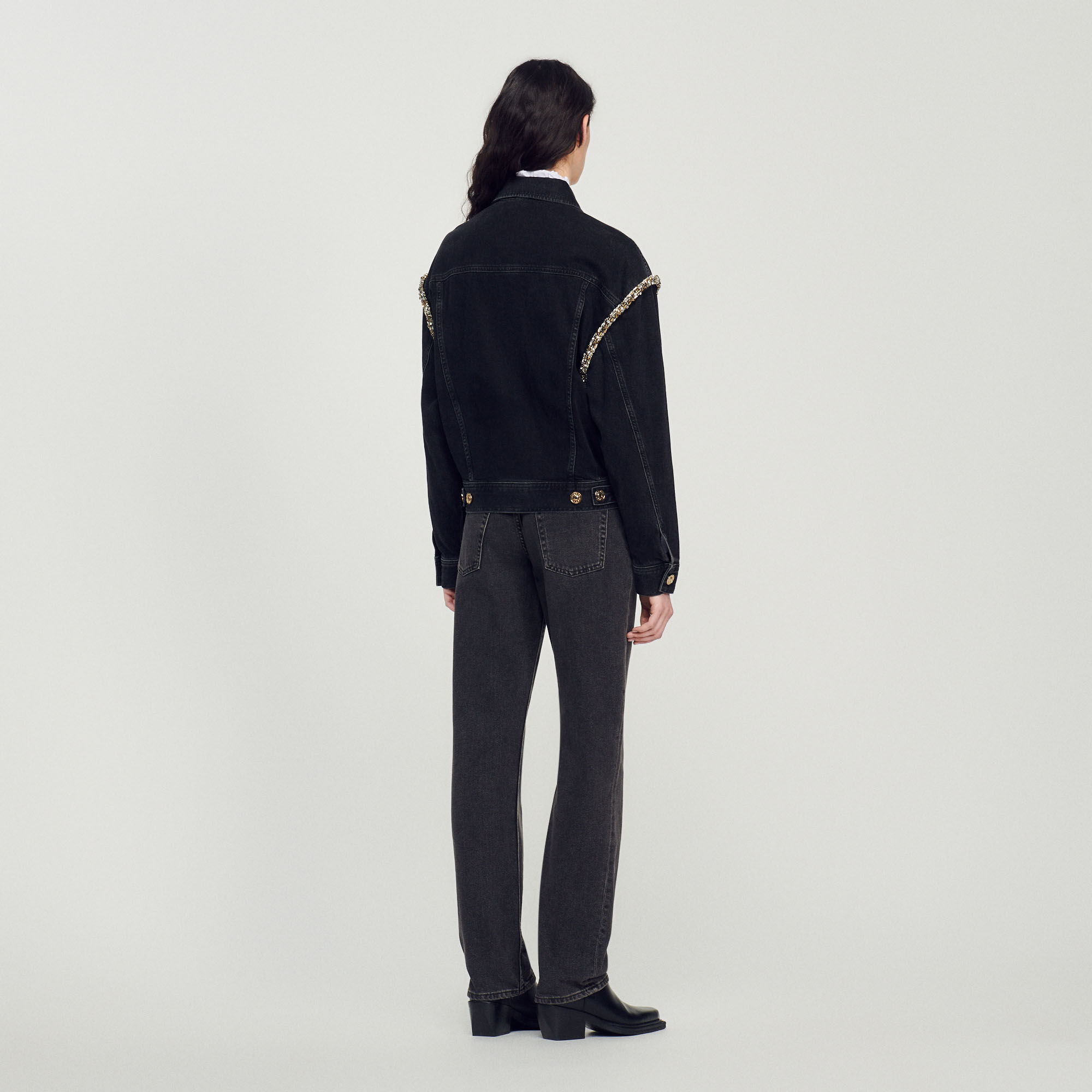 Veste sales sandro jean