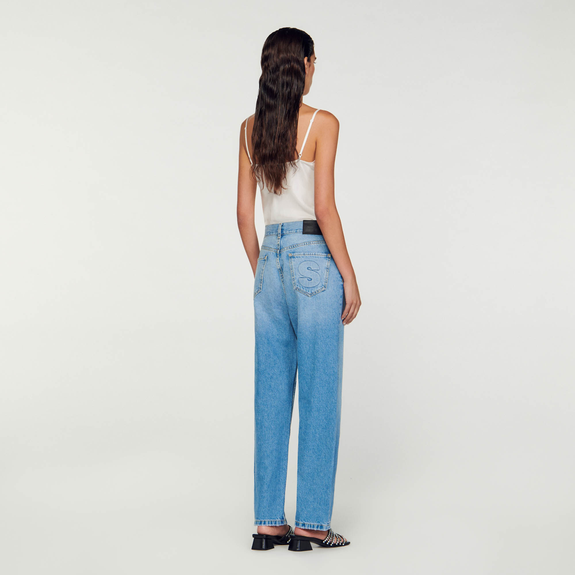 Jeans femme droit online
