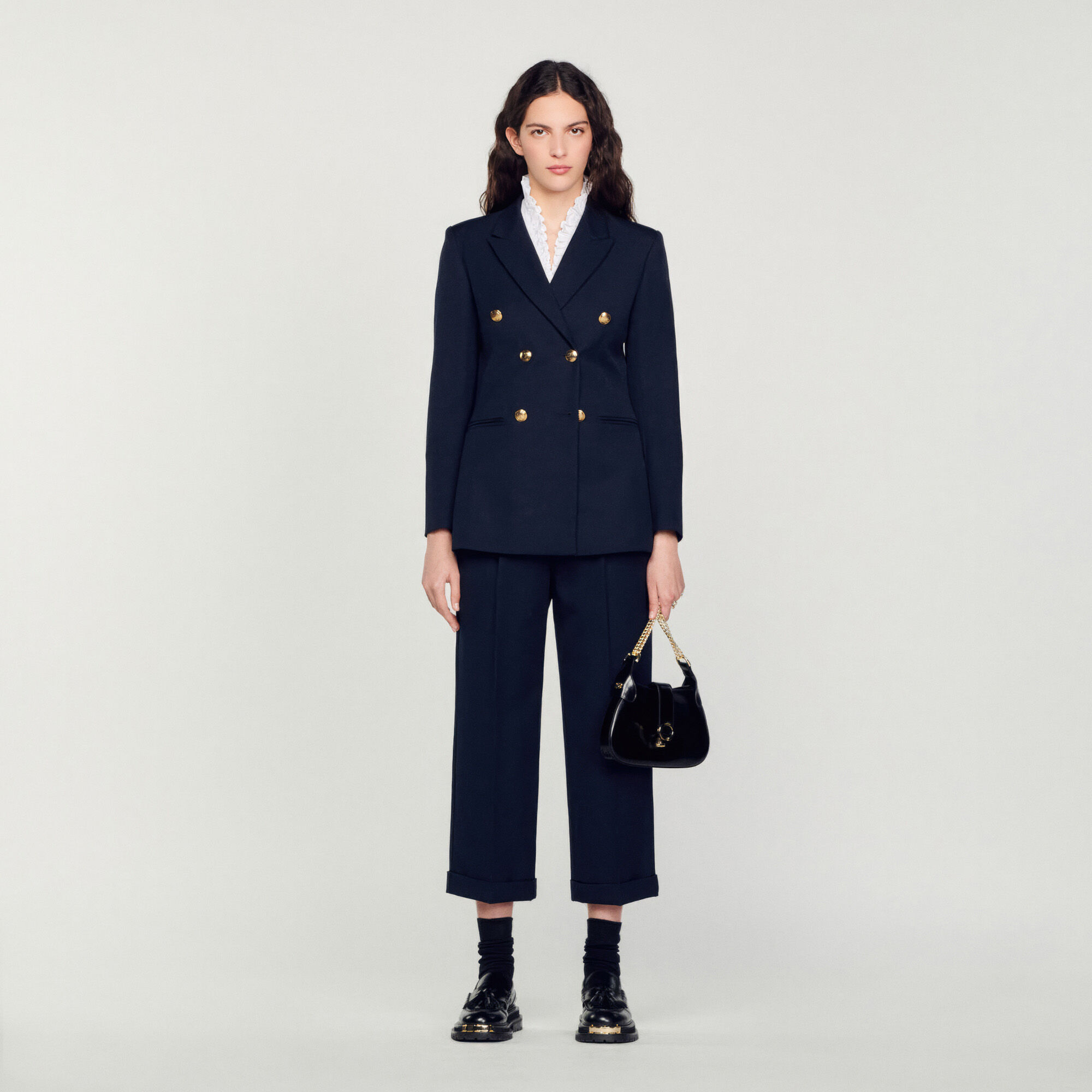 Navy blue and gold on sale suit jacket