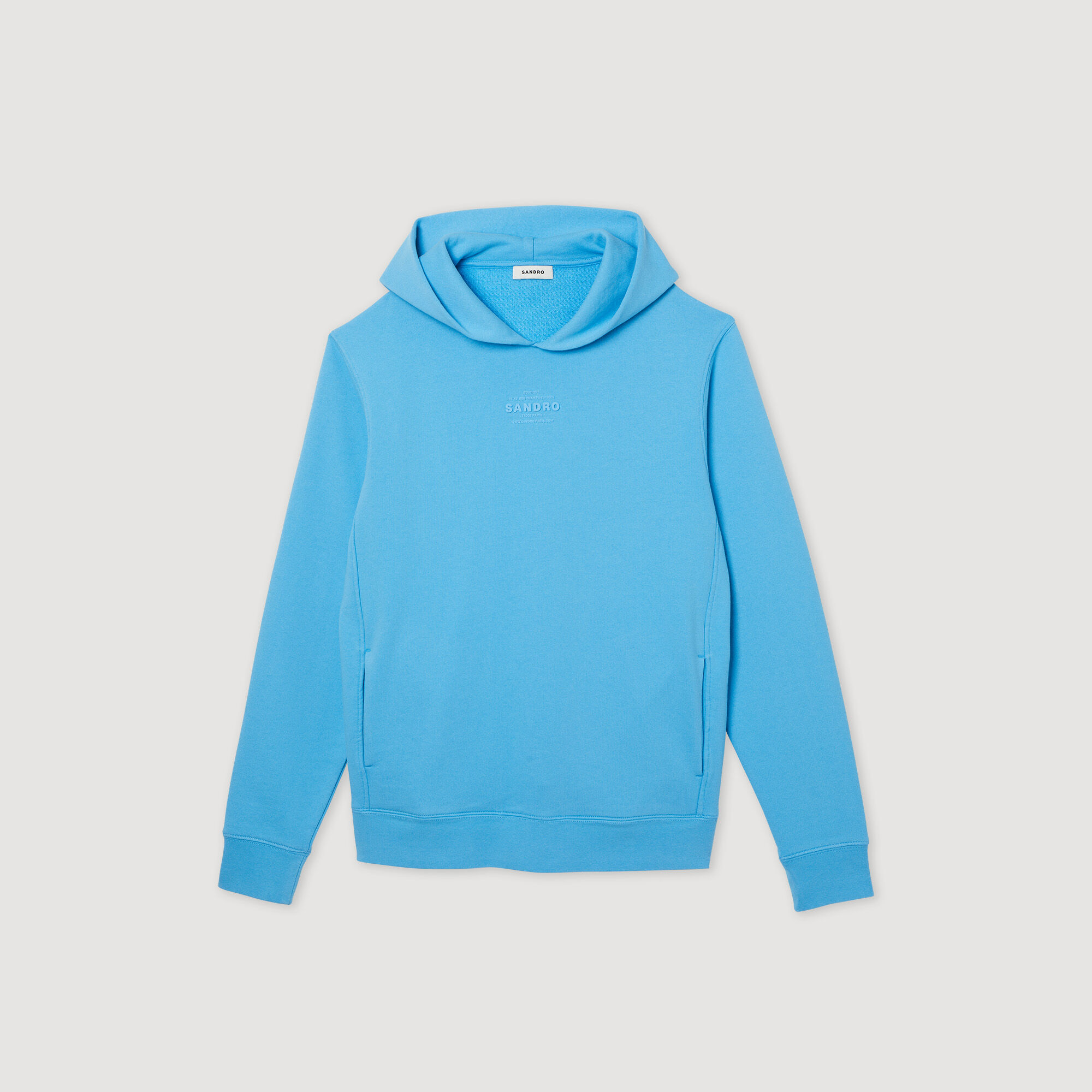 Sweat sandro bleu best sale ciel