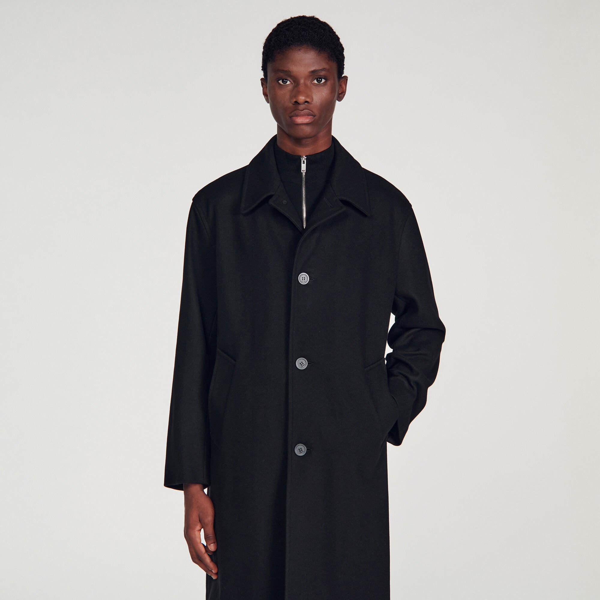Trench coat sandro sale homme