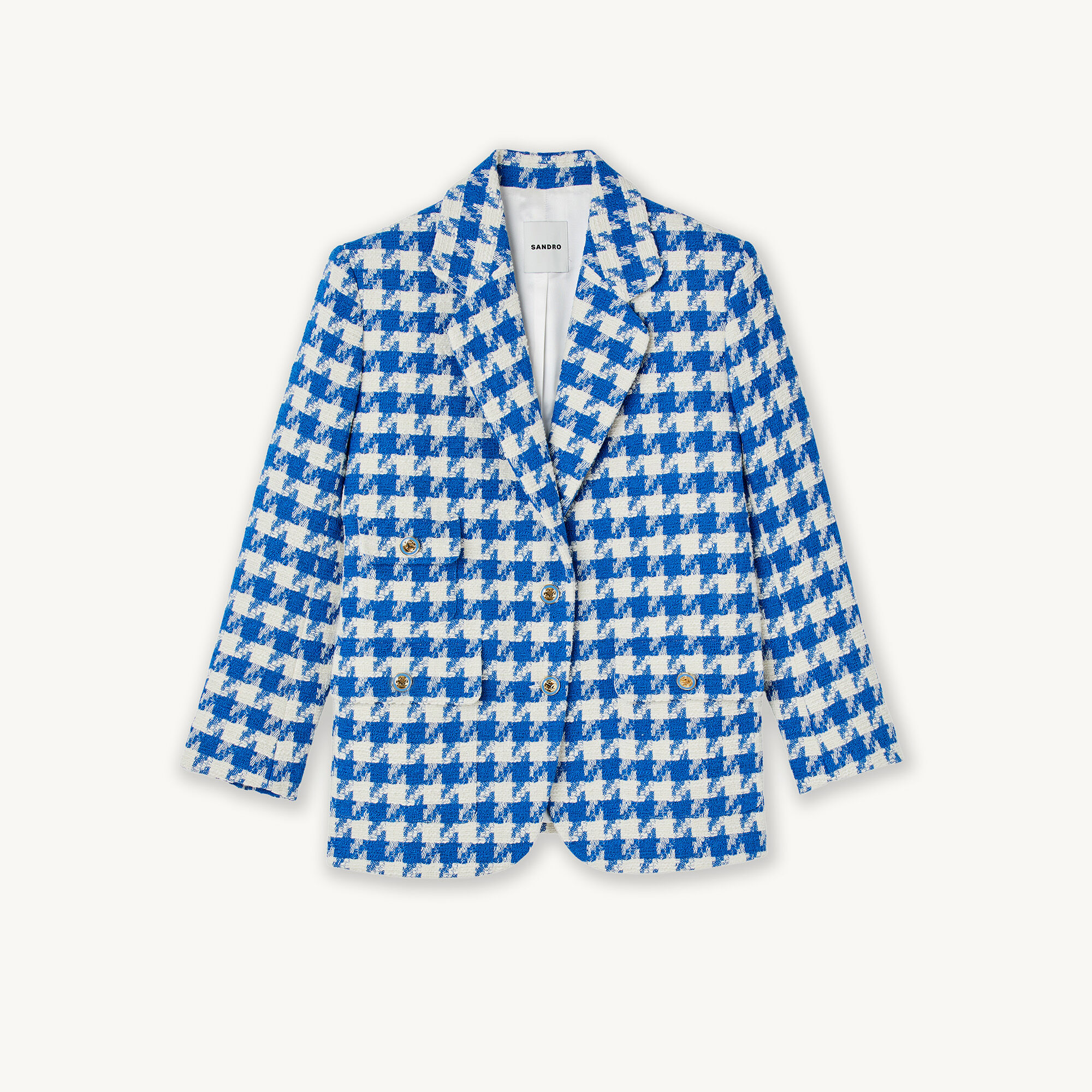 Sandro houndstooth blazer Outlet