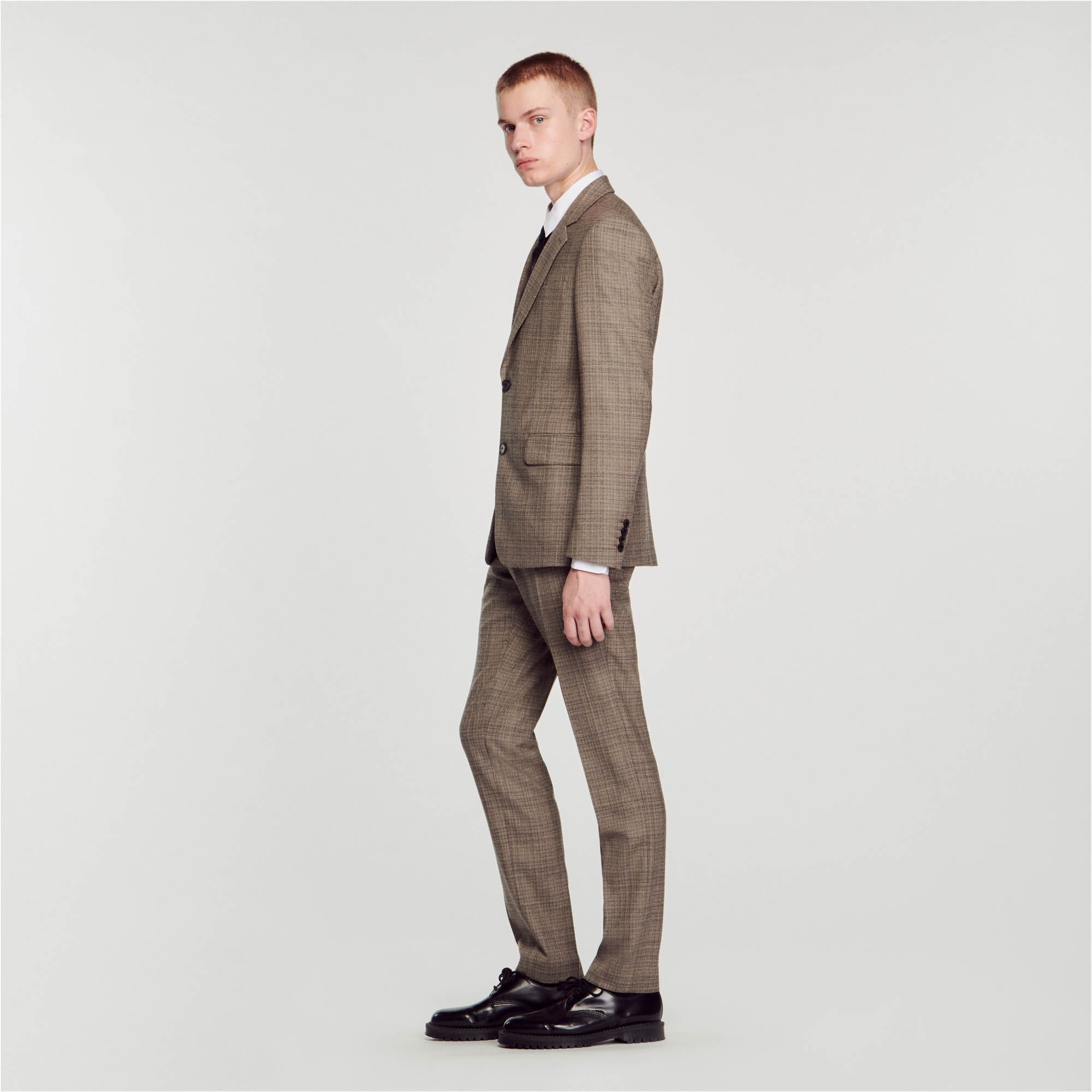 Mens wool checked jacket hotsell