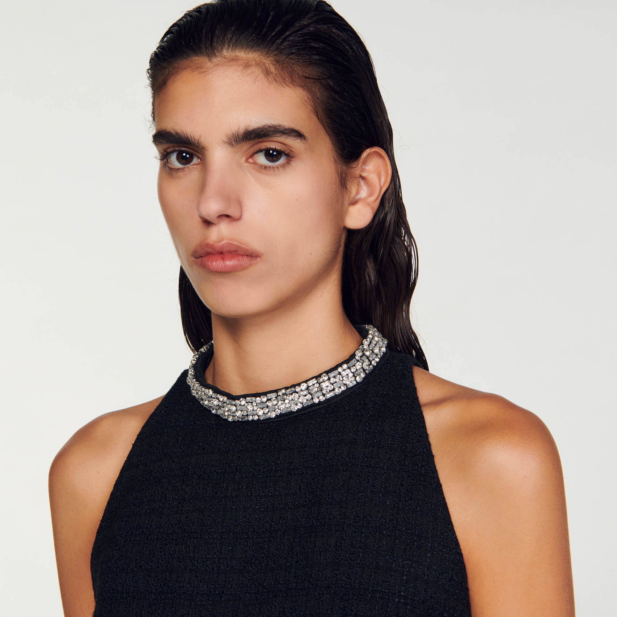 High neck sale dress jewellery