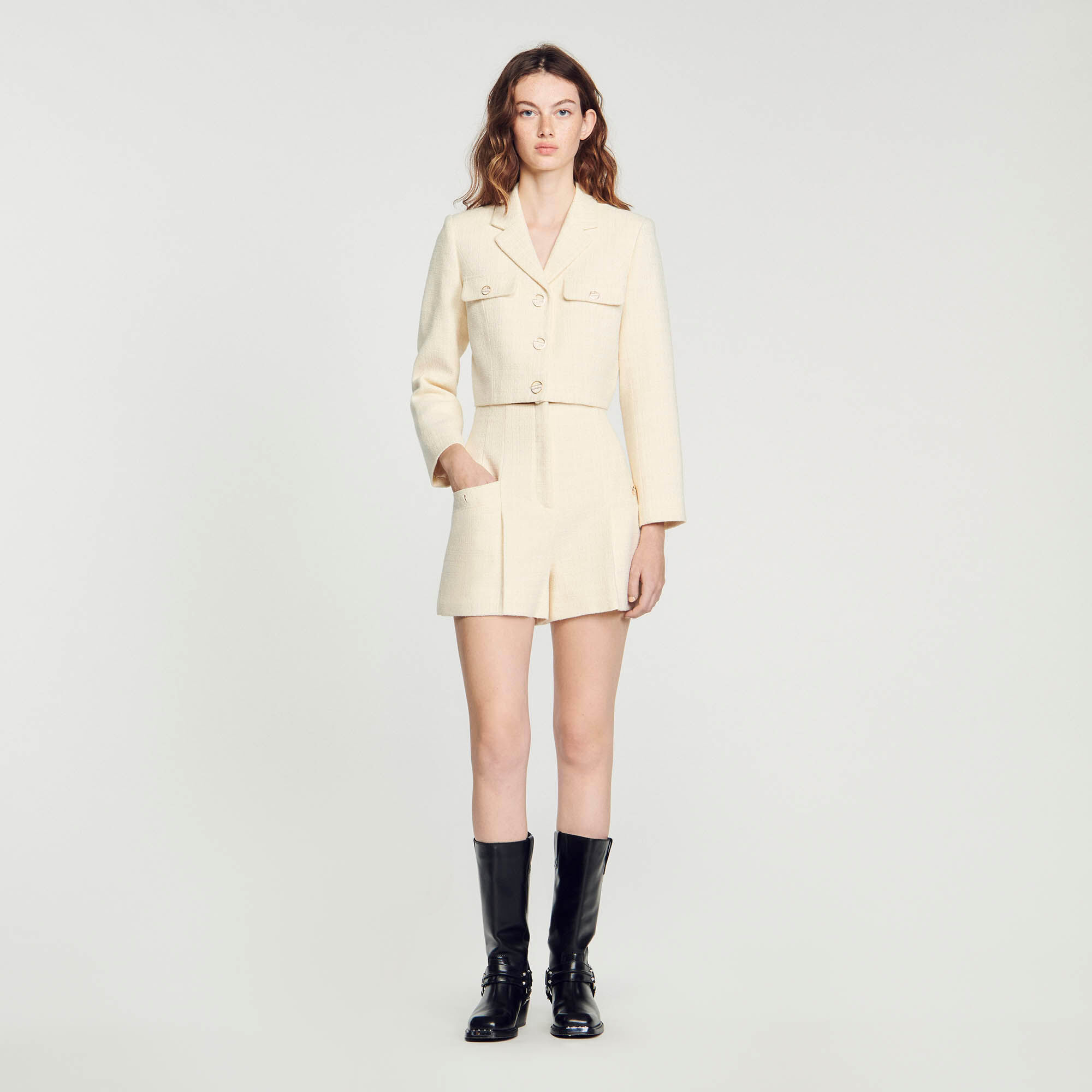 High waisted shorts new arrivals with blazer