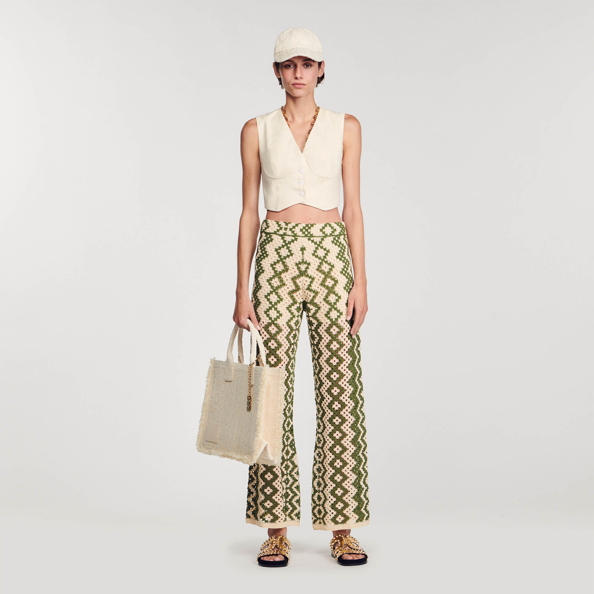 Women s trousers Leggings SANDRO