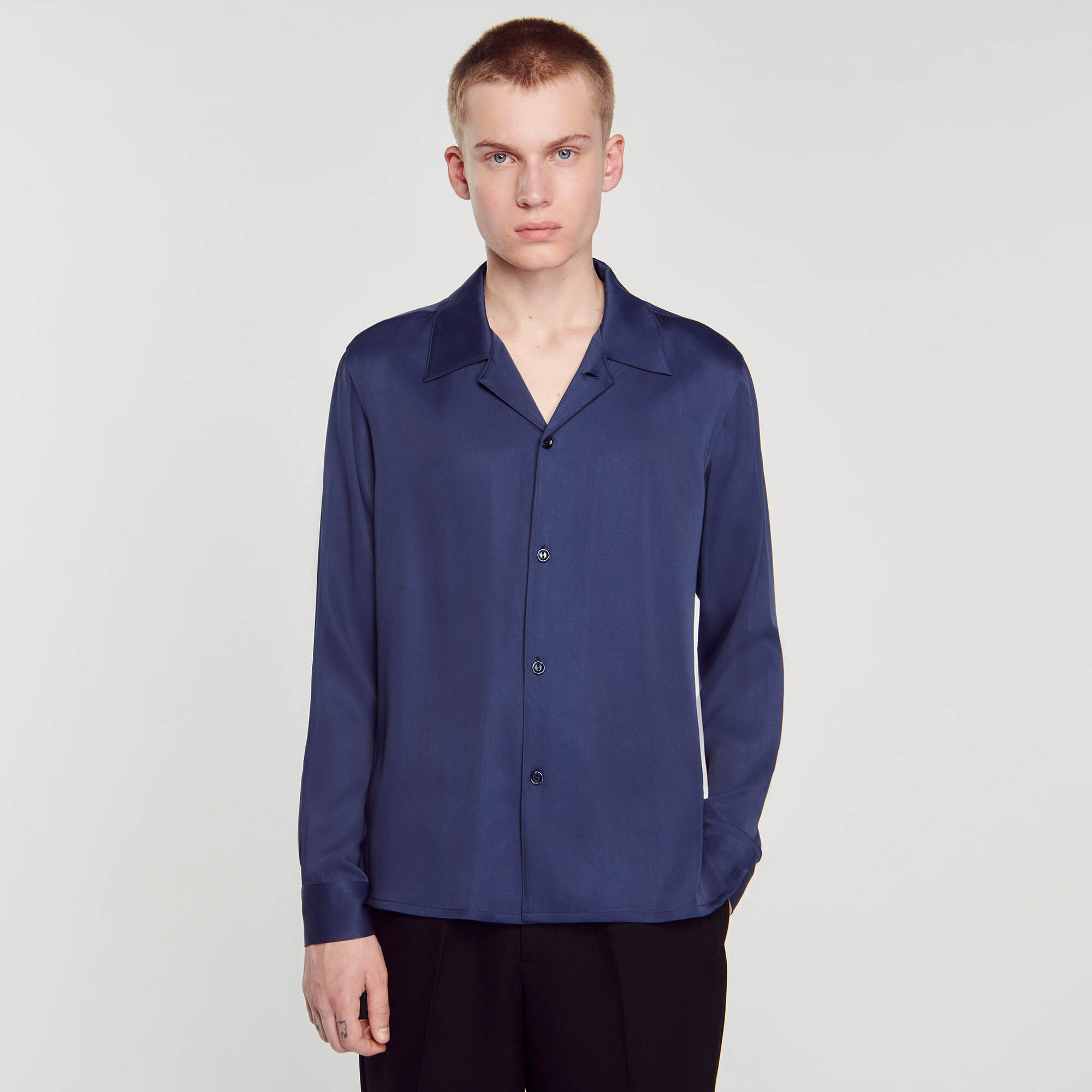 Chemise sales homme fluide