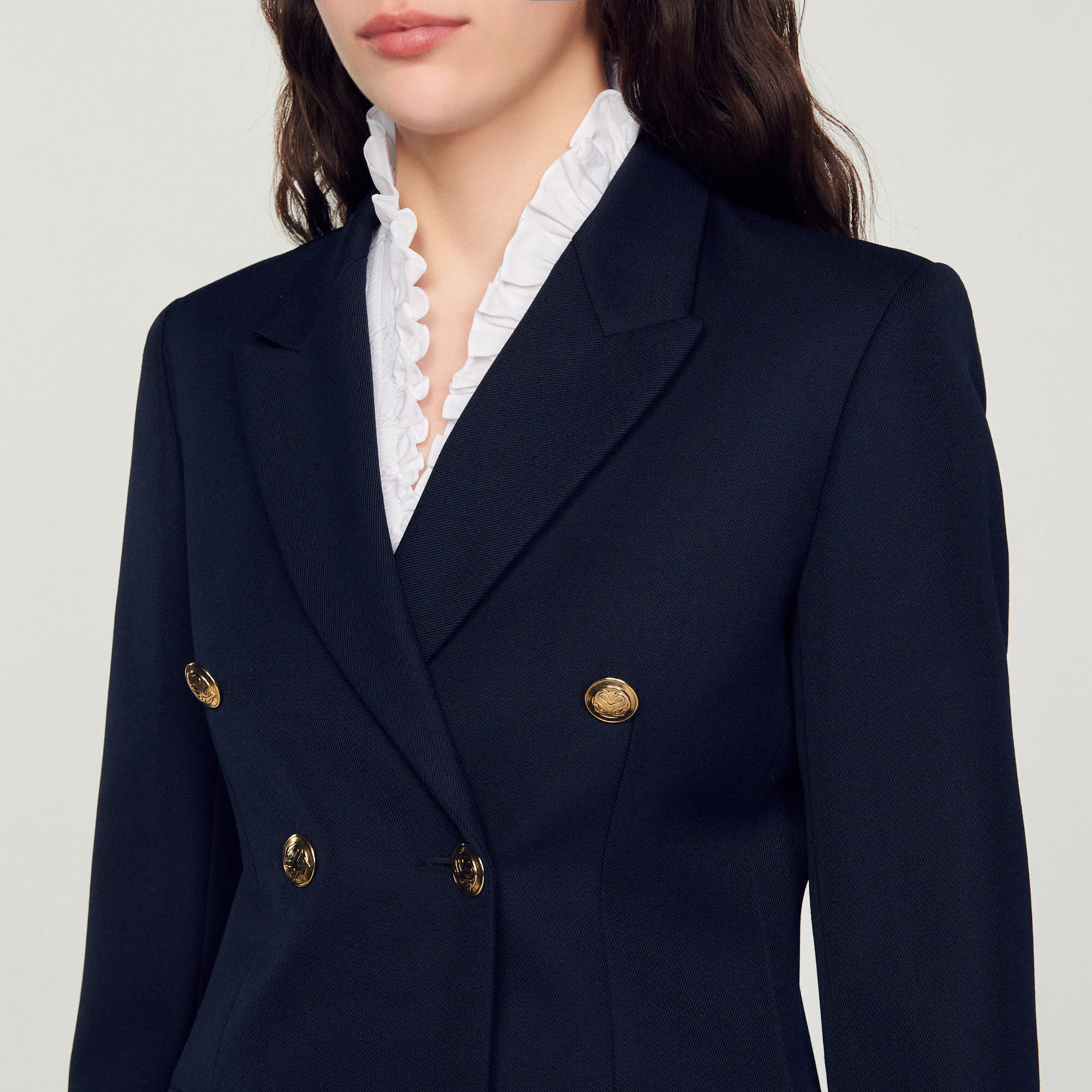 Double breasted suit jacket SFPVE00440 Blazers Jackets