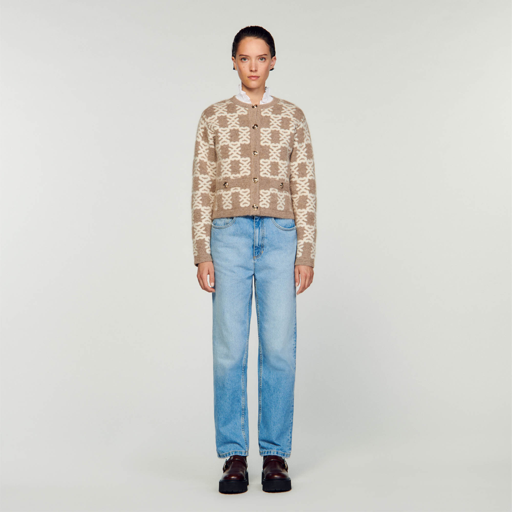 Sandro gilet best sale
