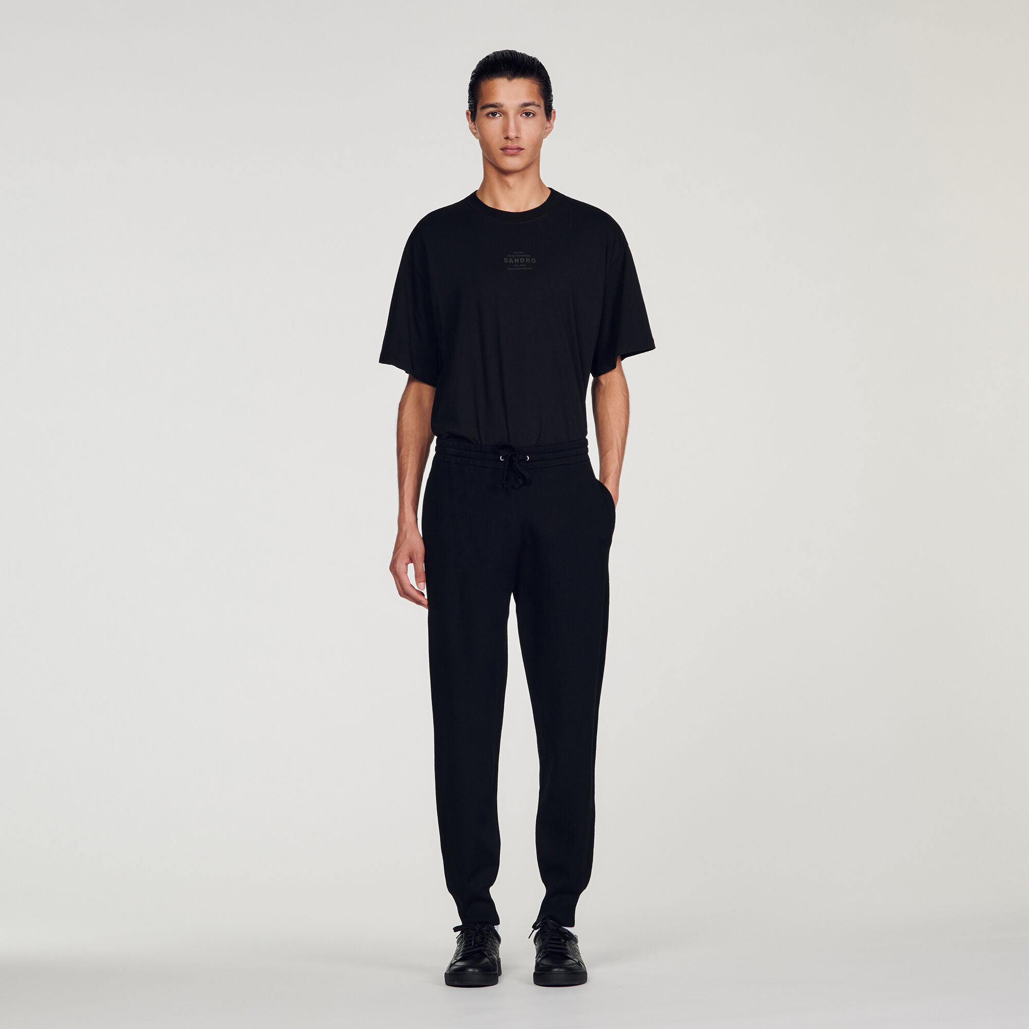 Knit jogging bottoms