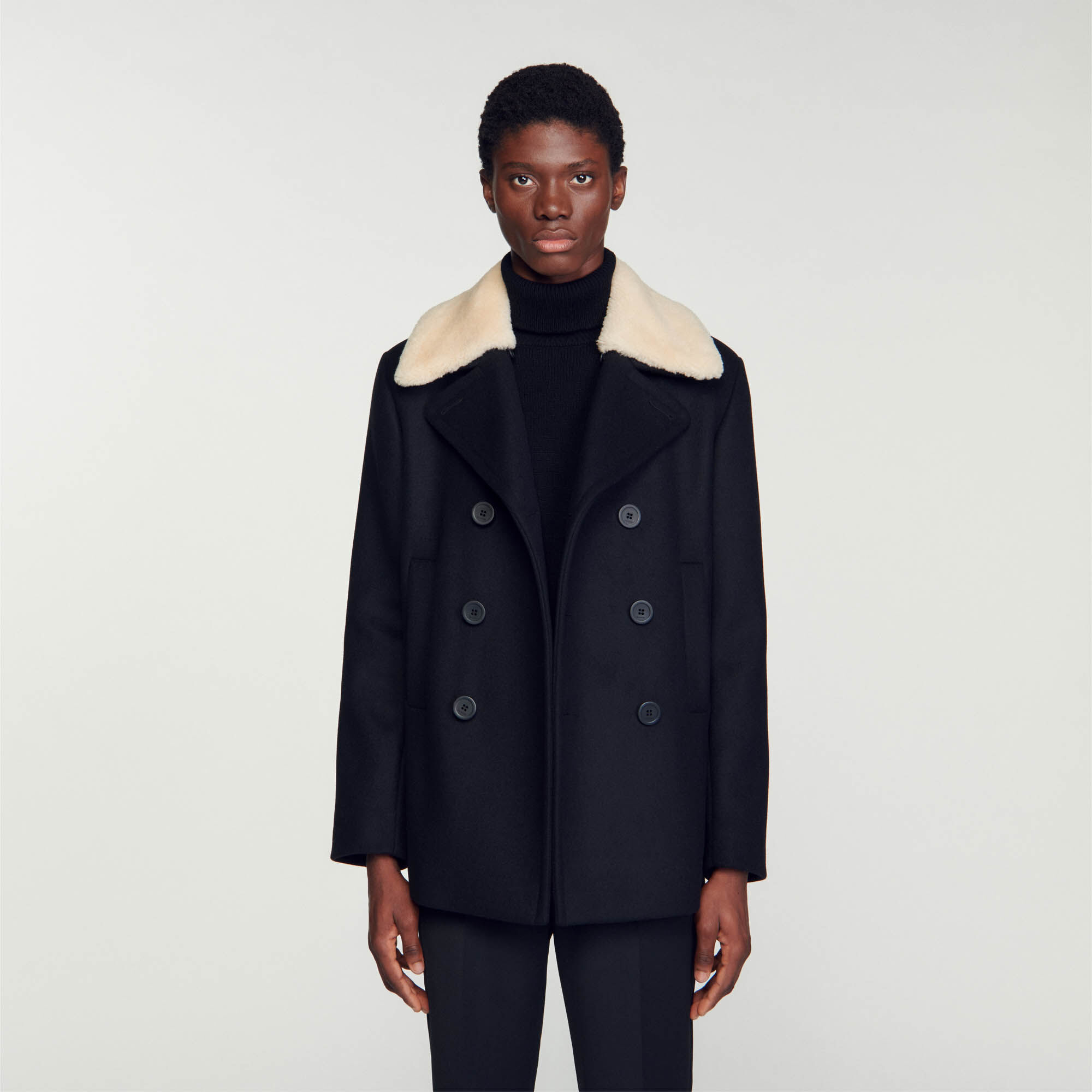 Trench coat sandro homme clearance