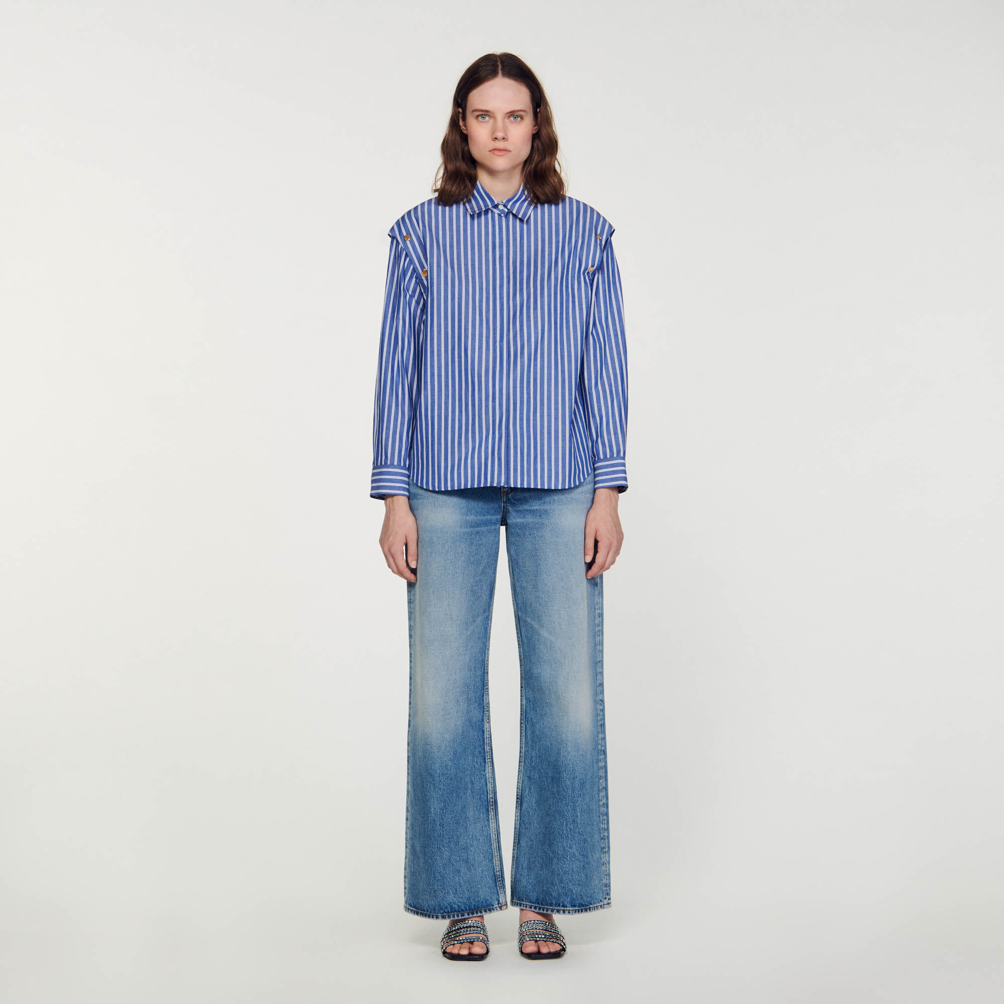 Chemise bleu sandro deals femme
