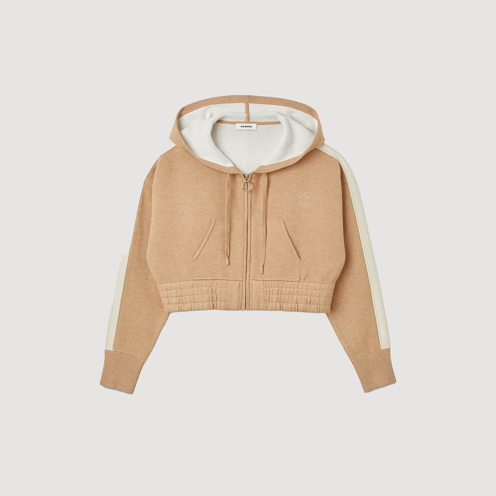 Short sales cropped hoodie