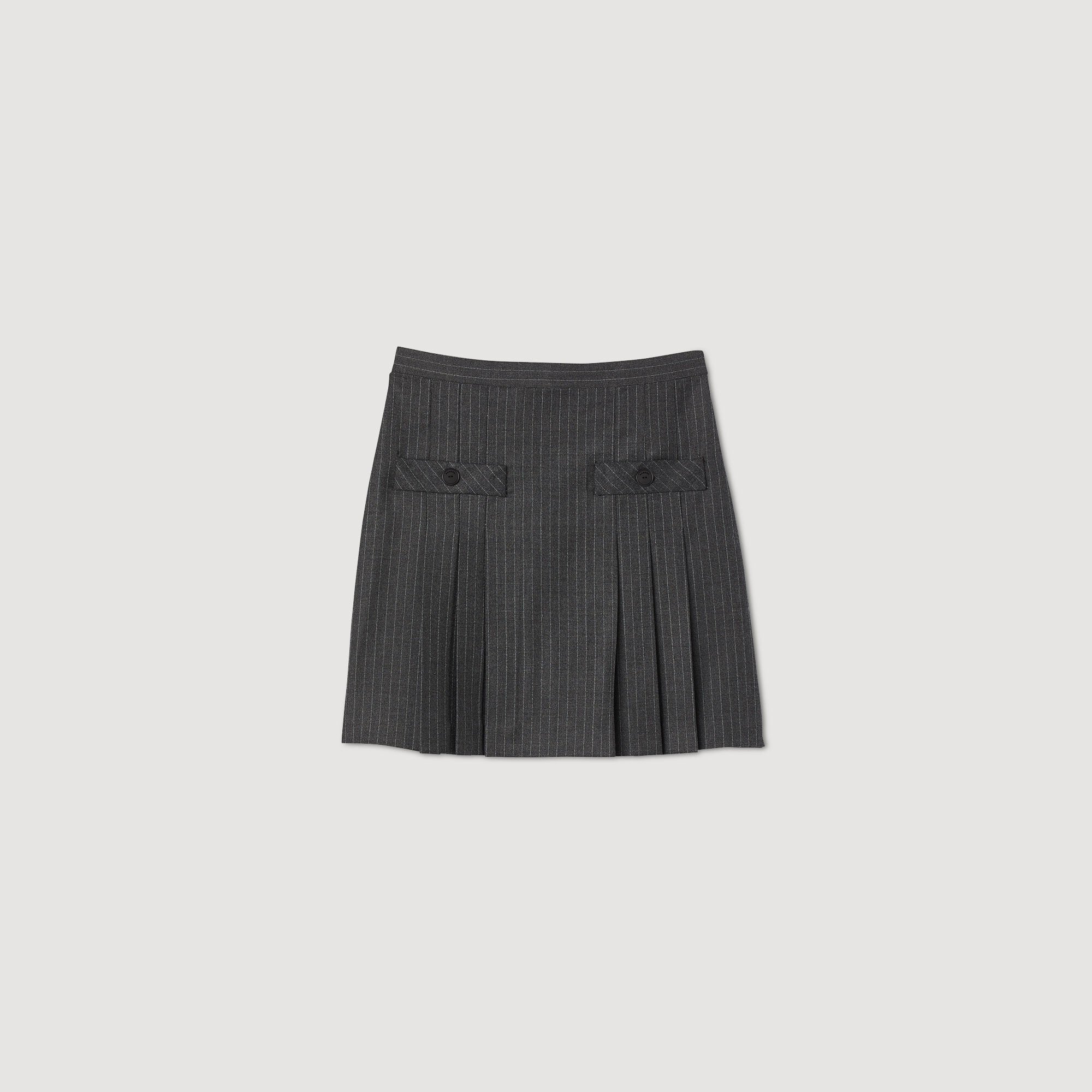 Striped grey skirt discount