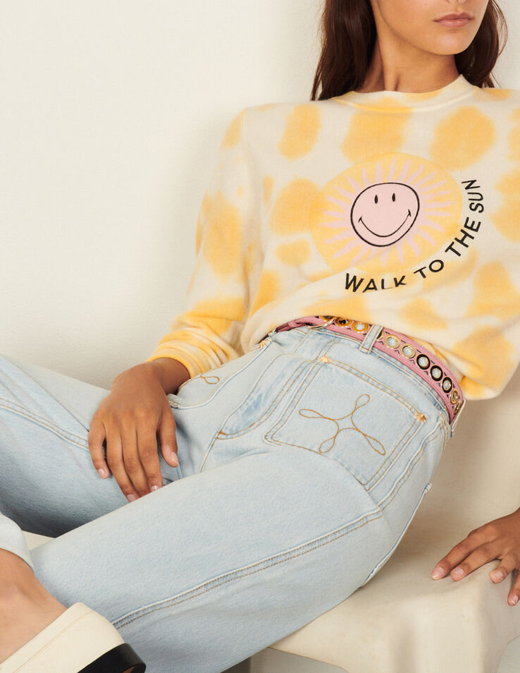 Sandro Smiley® Tie-dye sweater Select a size and. 1 Sandro Smiley® Tie-dye sweater Select a size and. 1