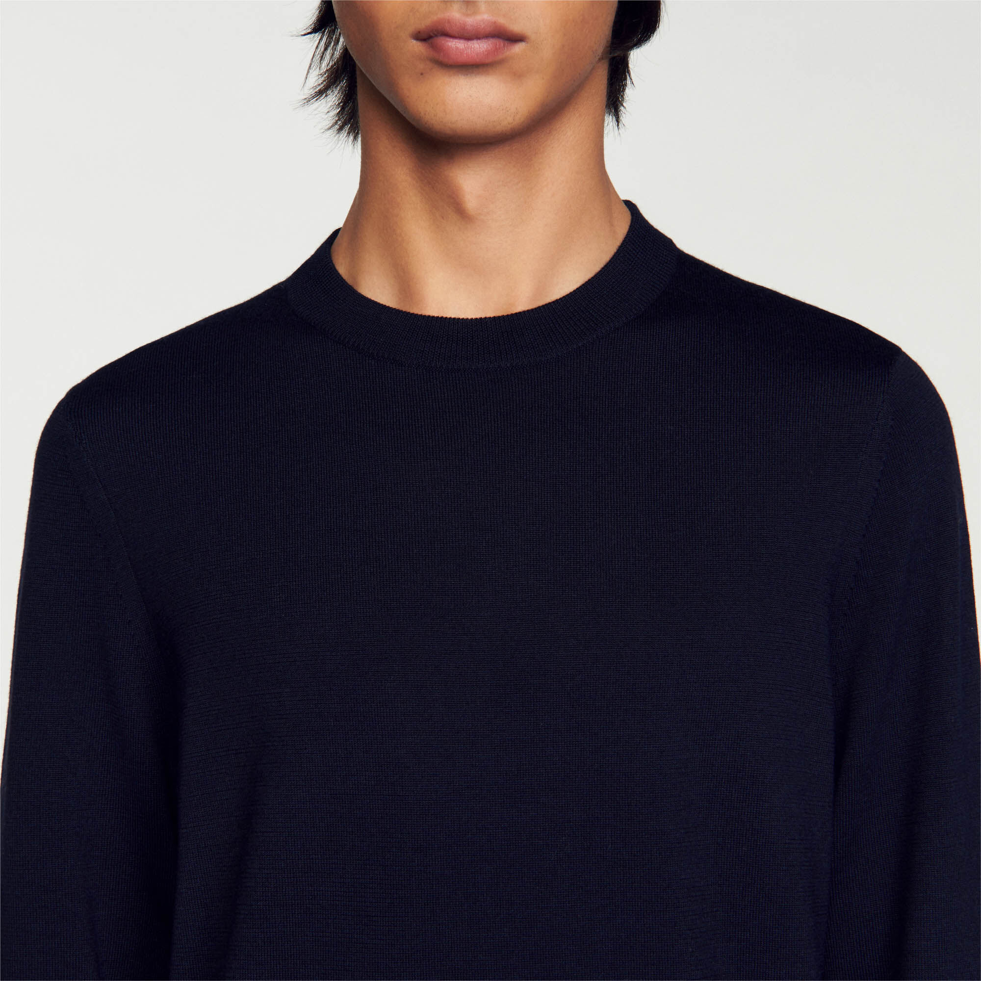 Fine knit store wool jumpers