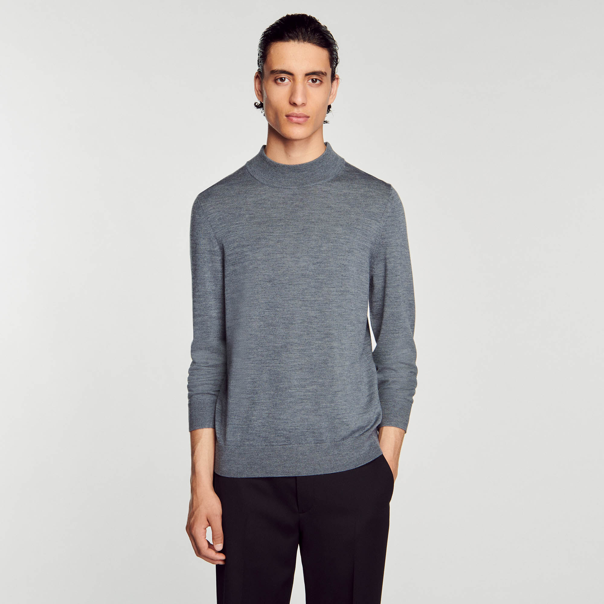 Mens cheap funnel neck