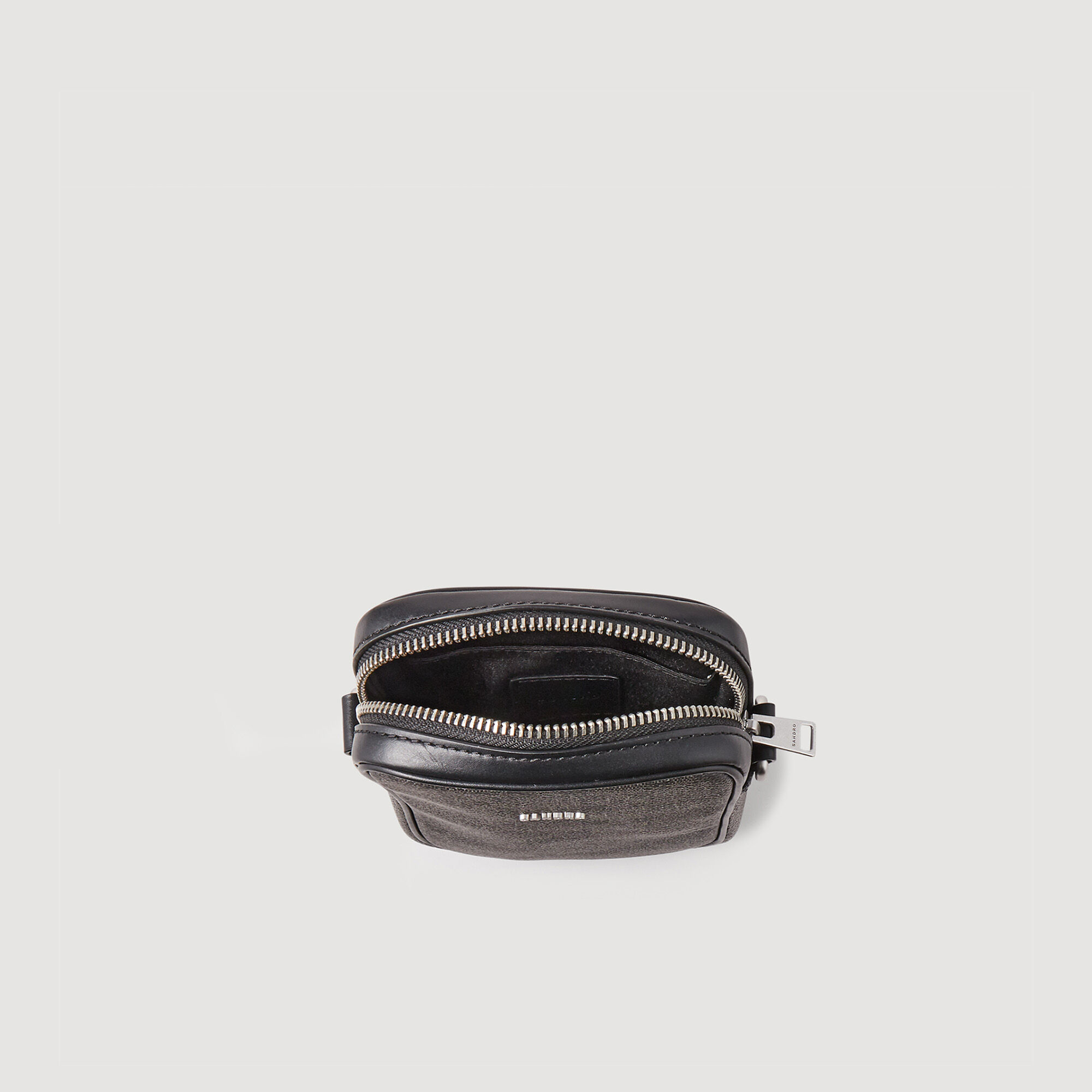 Small black square discount purse