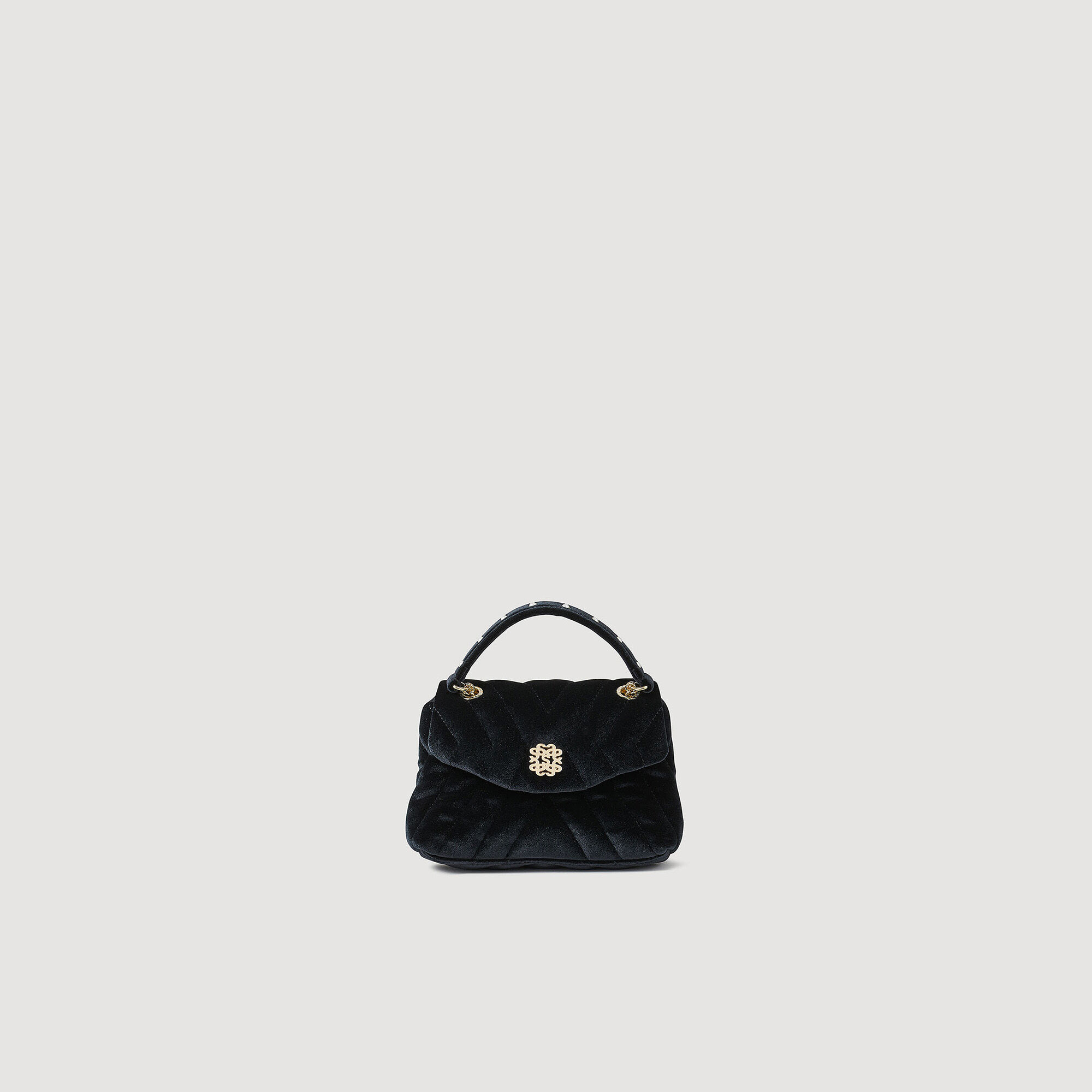 Velvet online quilted bag