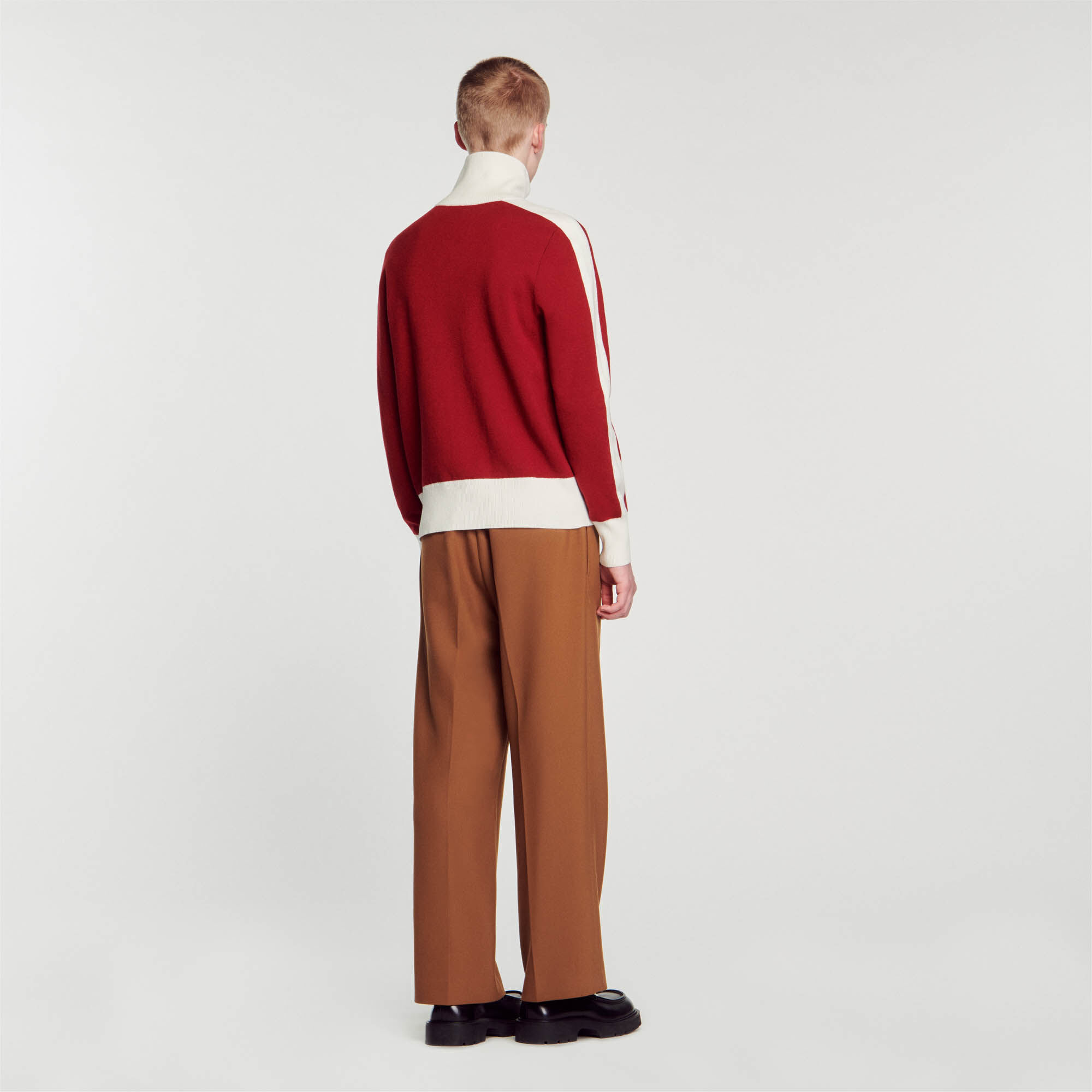 Cardigan bordeaux sales homme