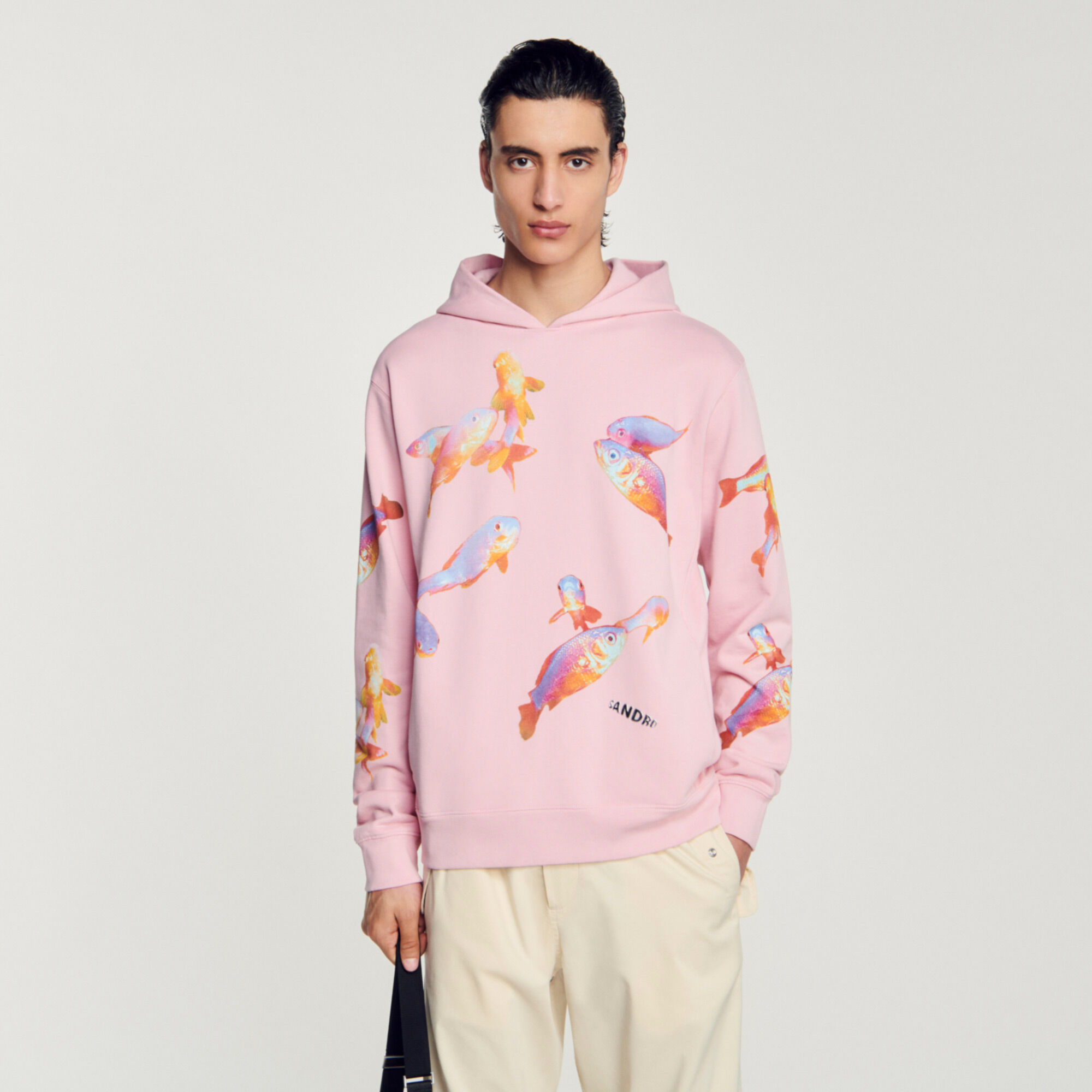 Hooded printed sweatshirt SHPSW00589 Sweatshirts Joggings