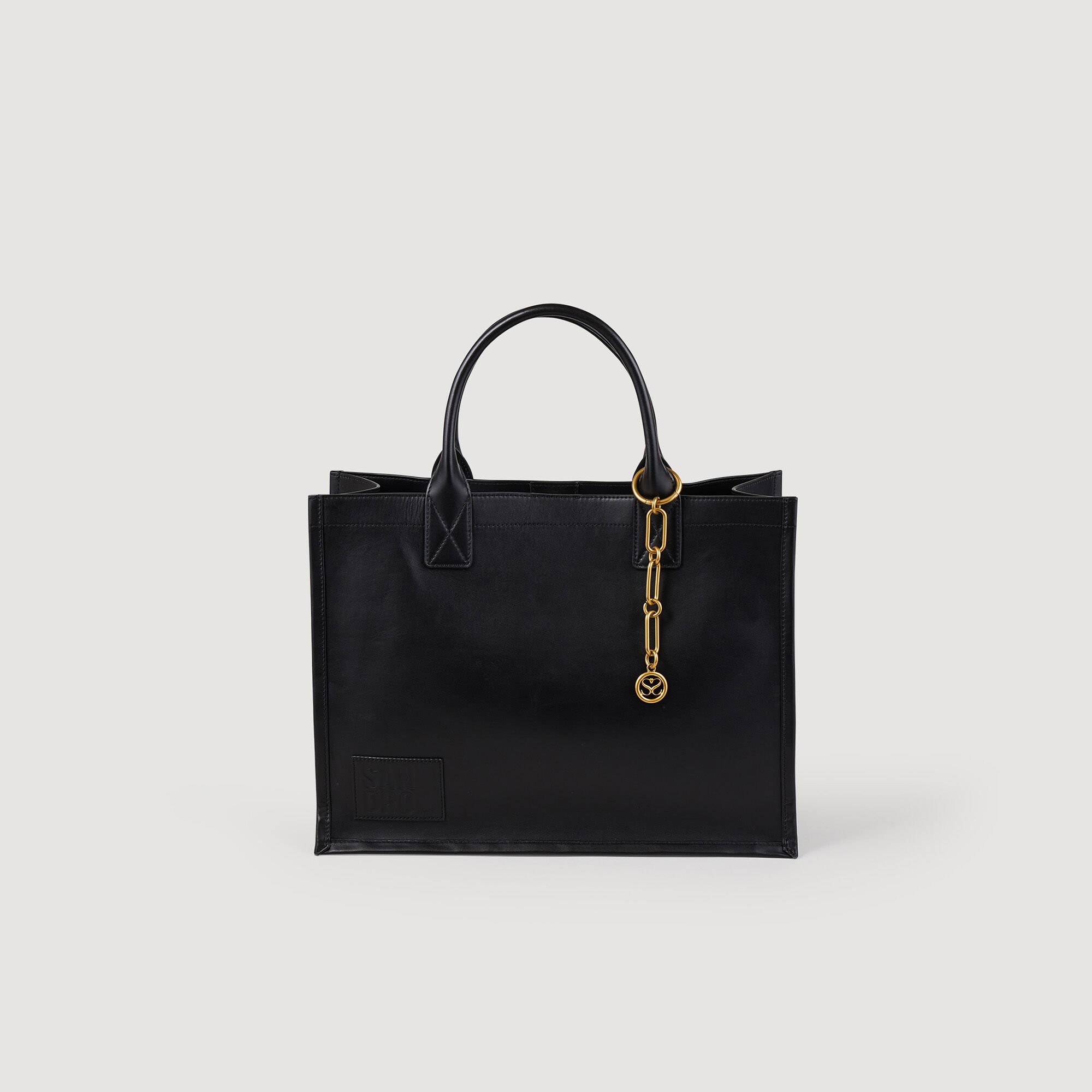 Tote bag in certified leather
