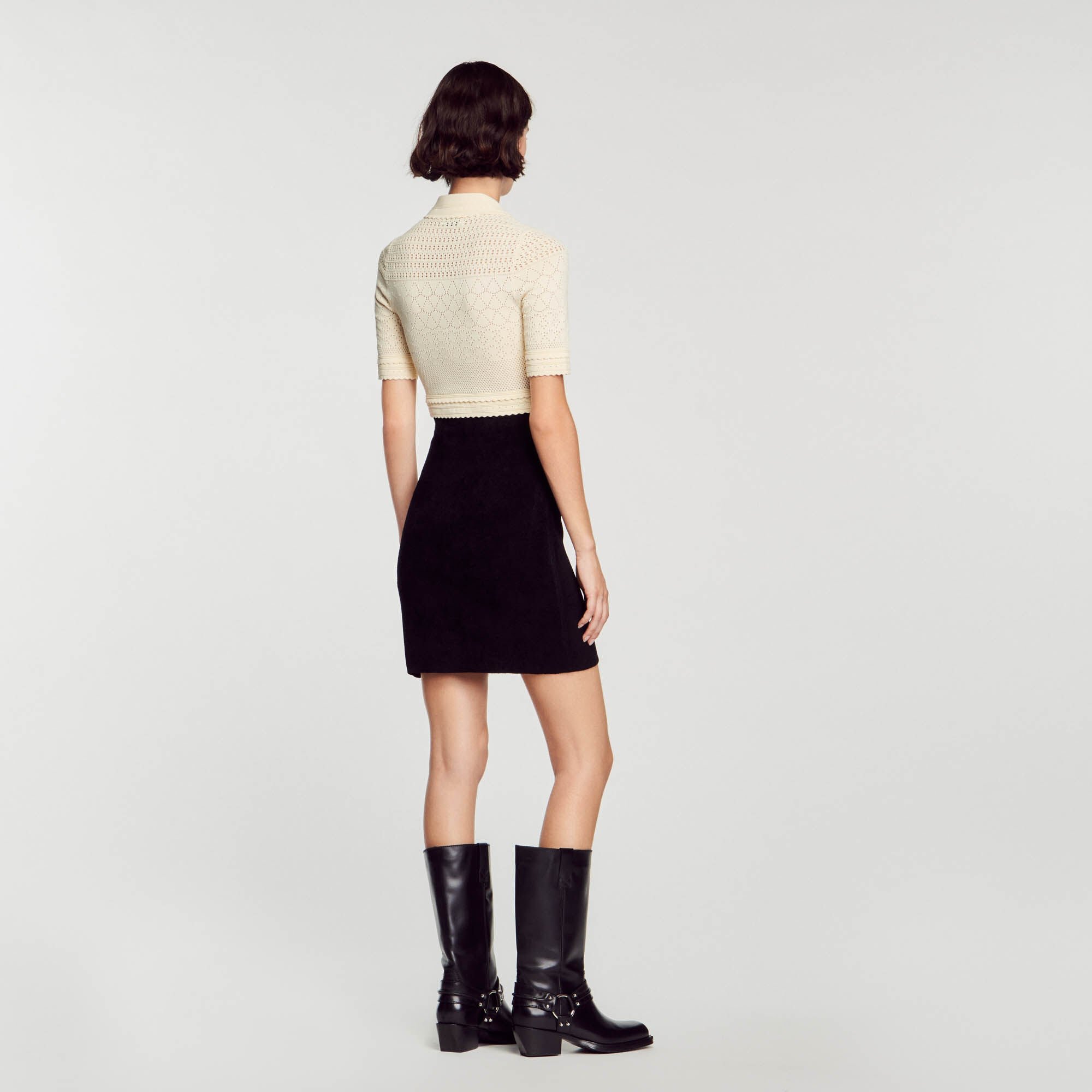 Short knit dress store