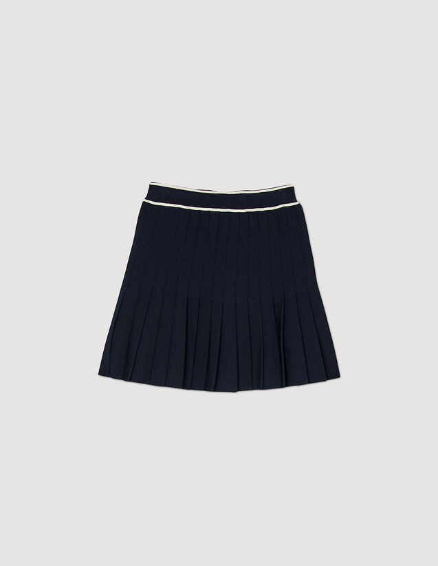 Short pleated skirt SFPJU01101 - Skirts & Shorts | Sandro Paris
