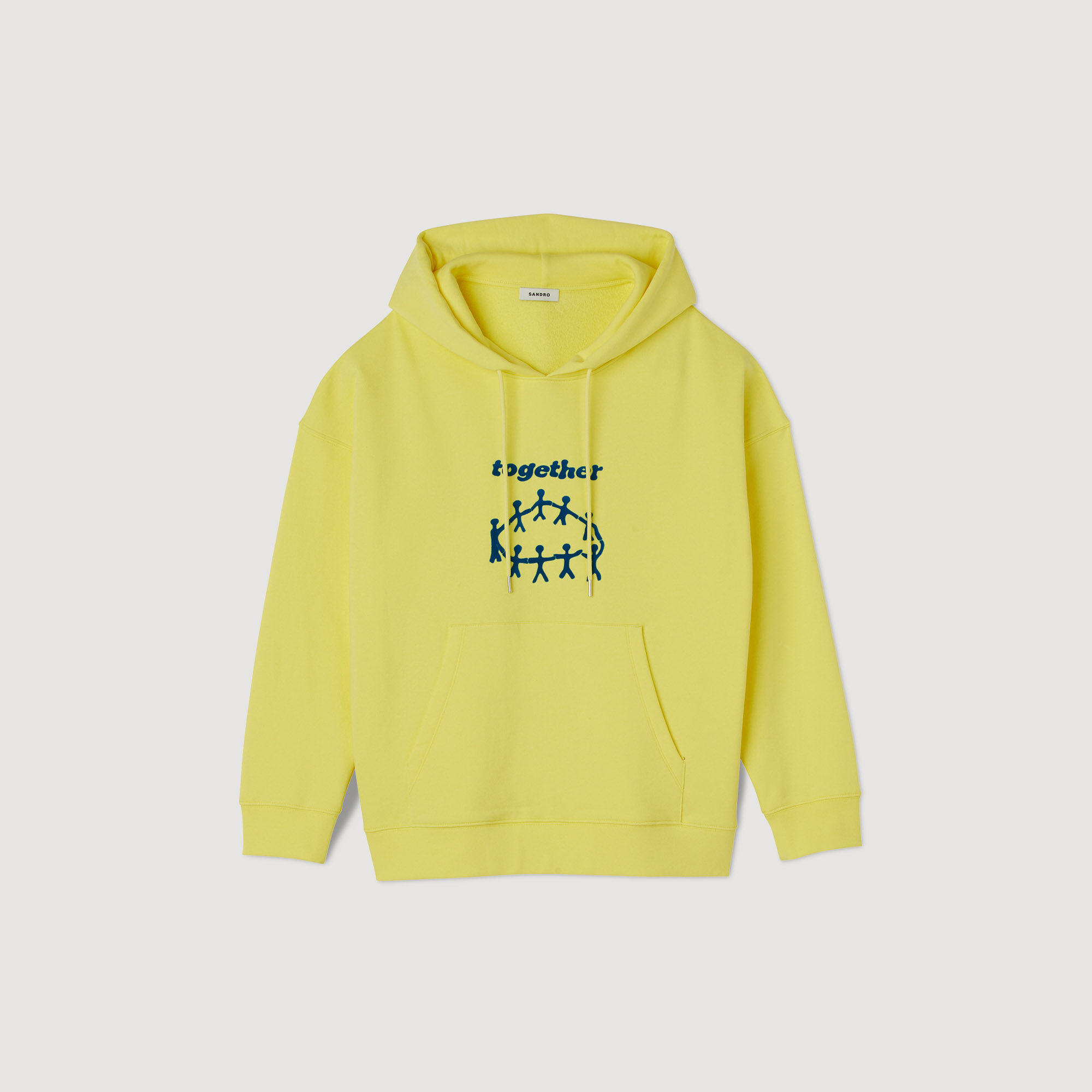 Balenciaga hoodie yellow sale