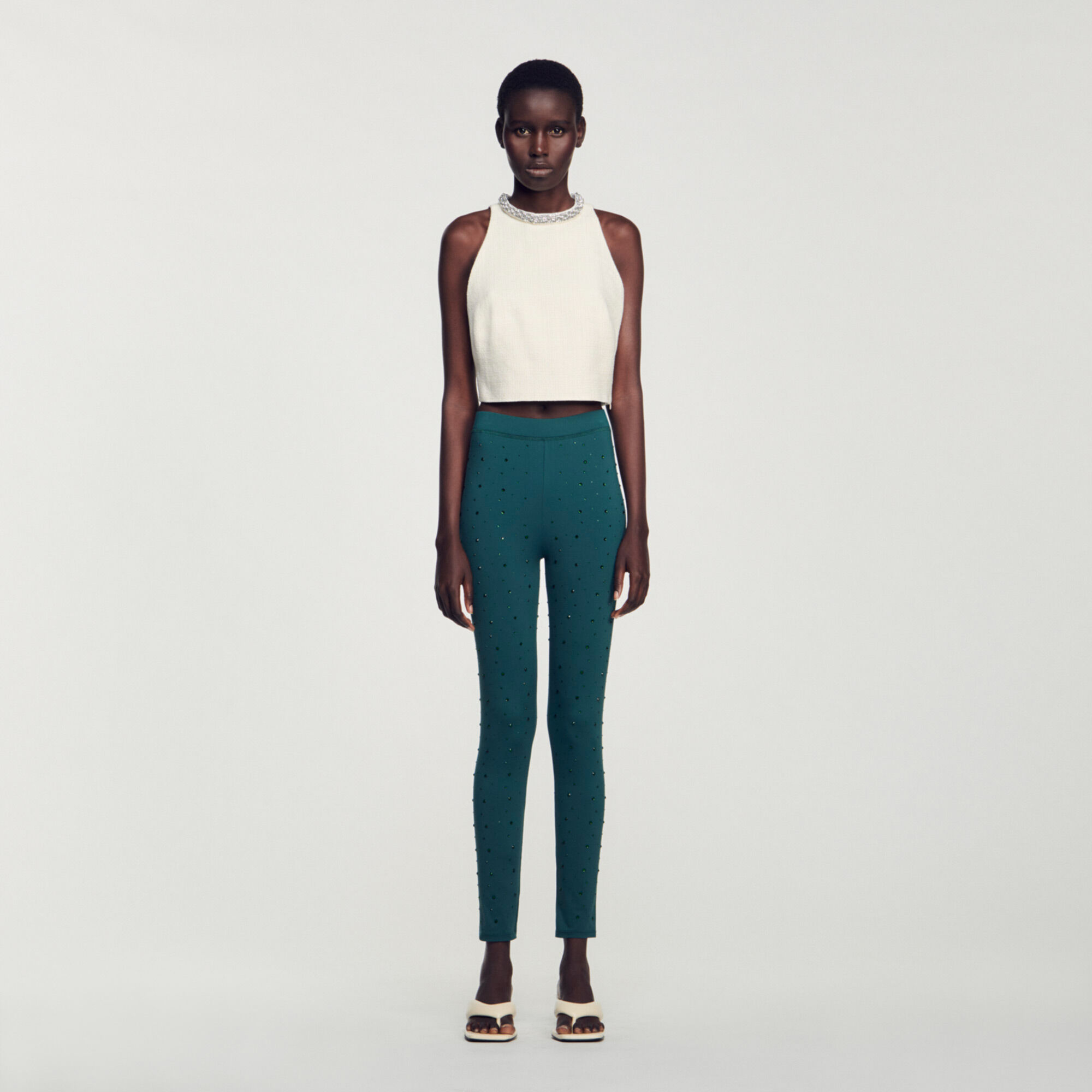 Rhinestone leggings new arrivals