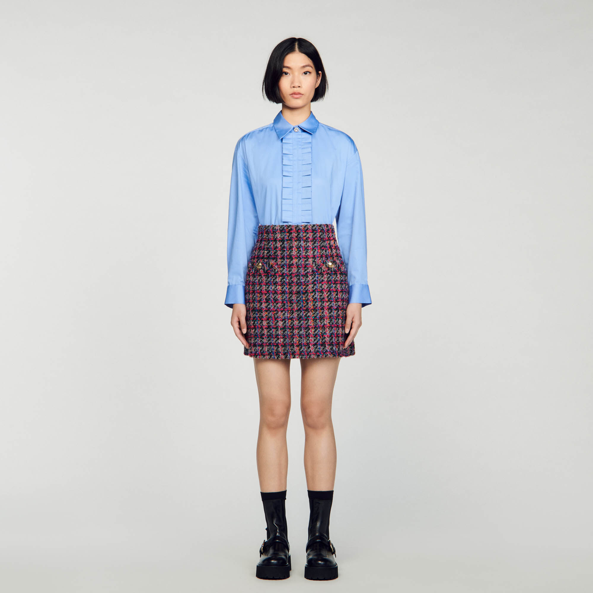 Tweed on sale skirt uk