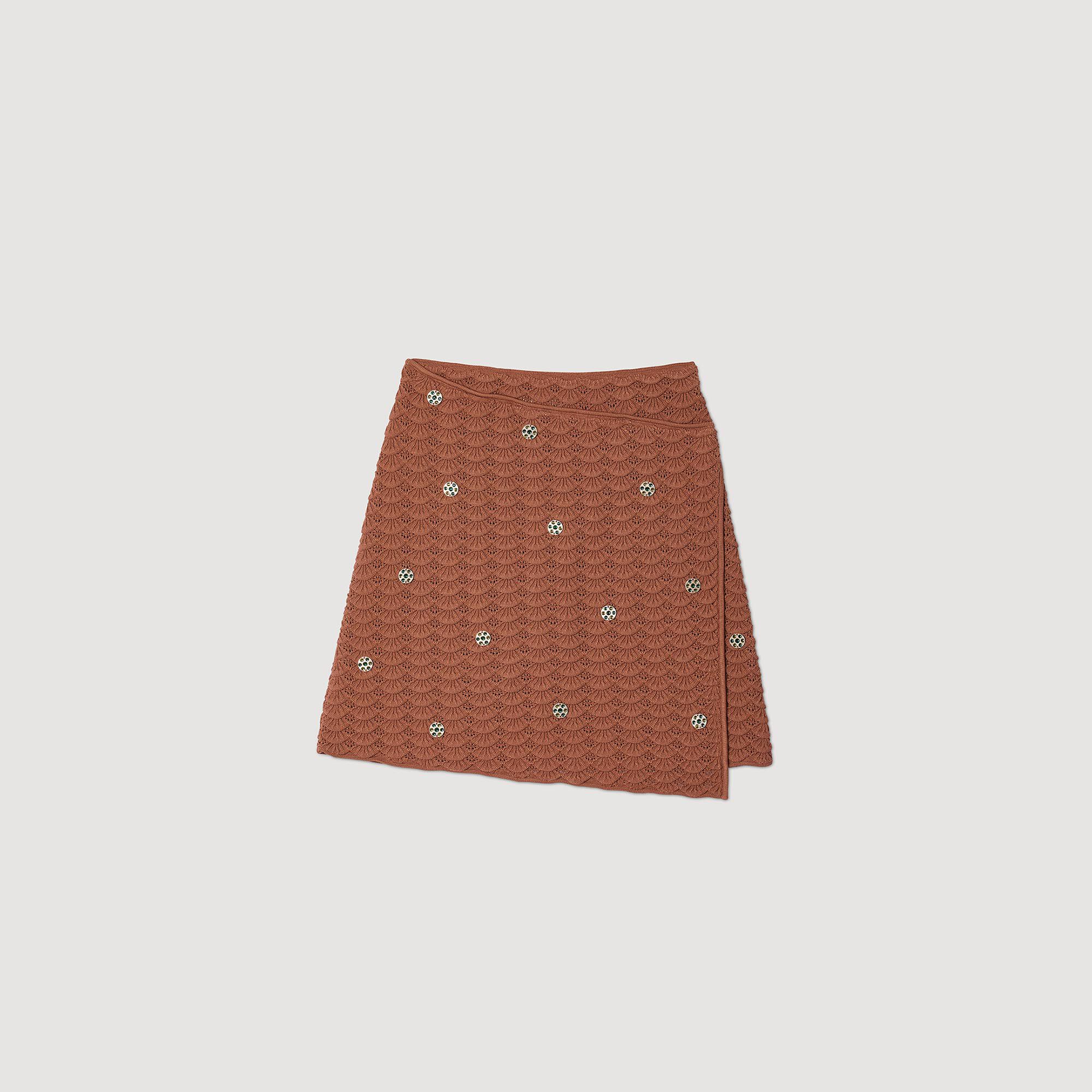 Short sales uneven skirt