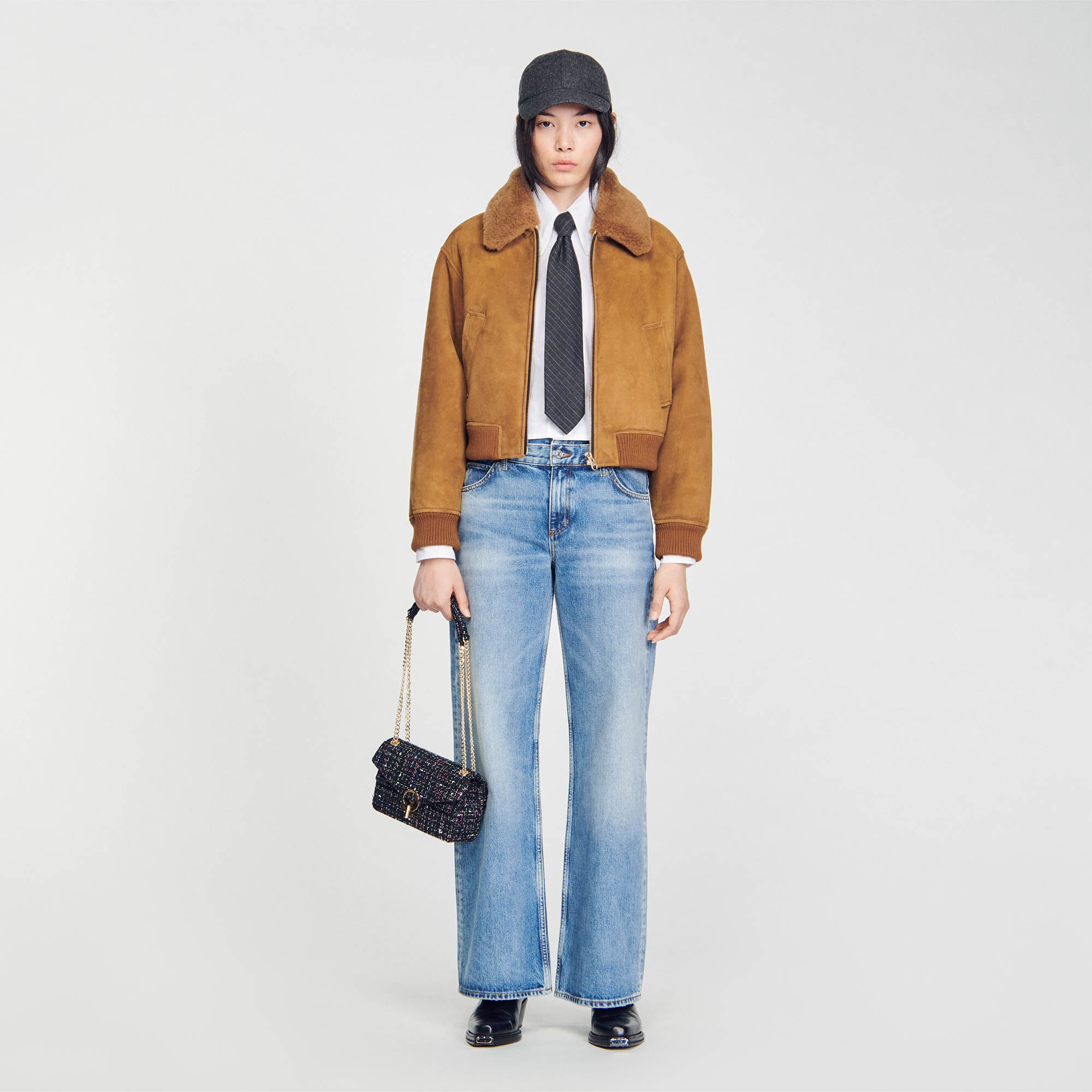 Sandro shop peau lainee