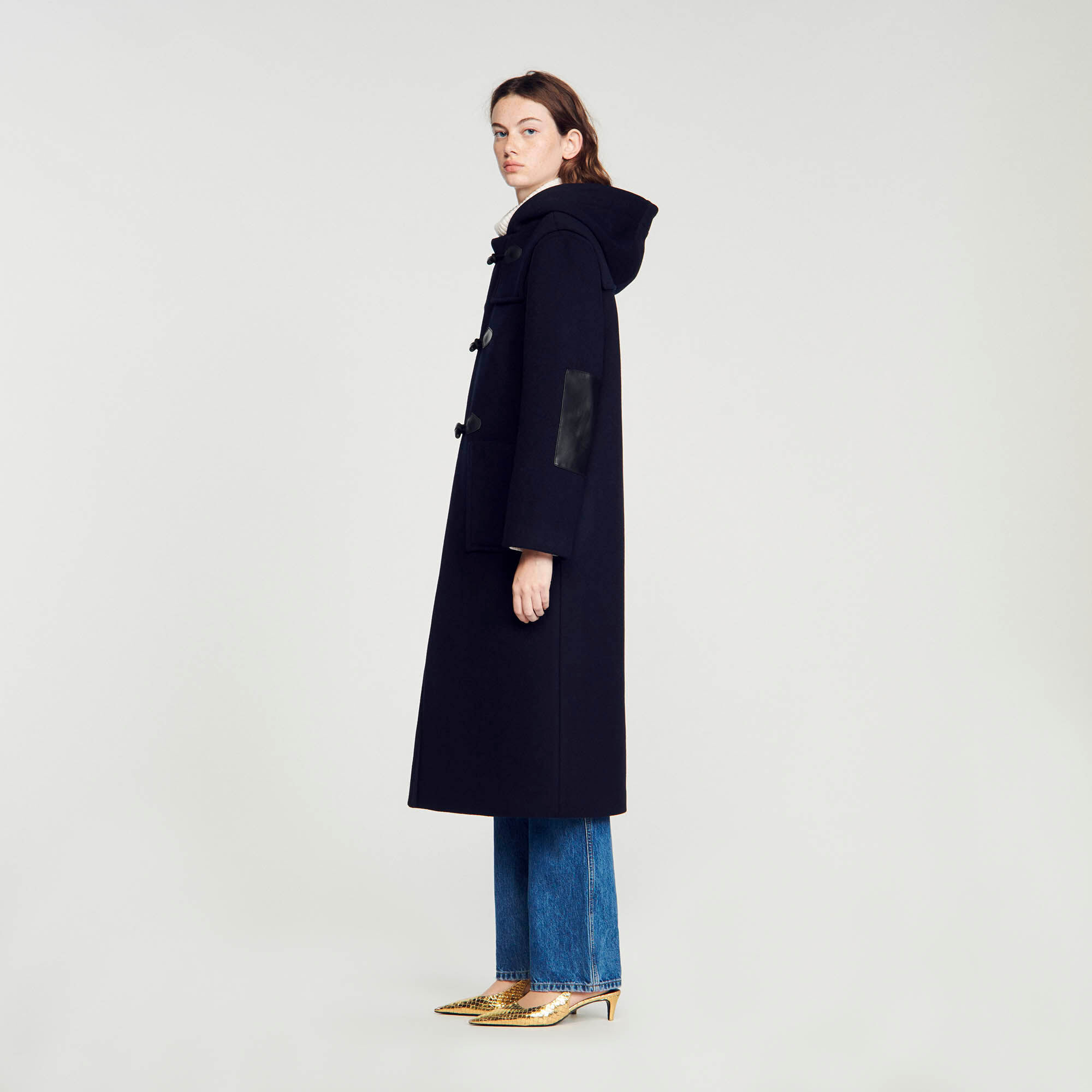 Sandro duffle clearance coat