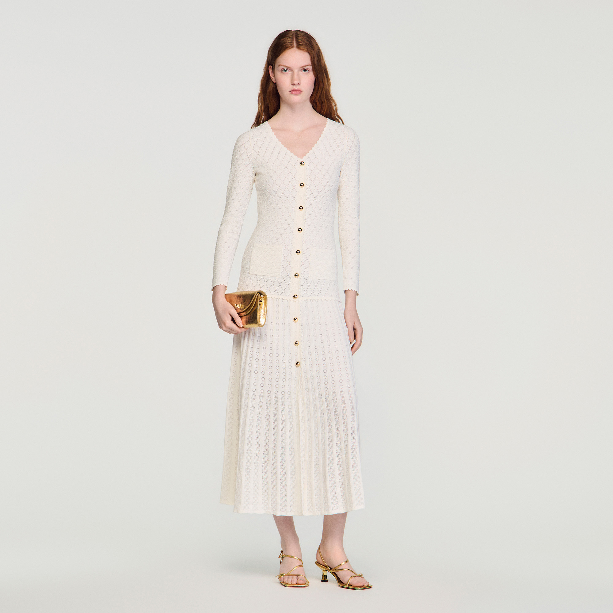 mother FRANZ BIG DRESS ECRU mother big franz dress レディース  