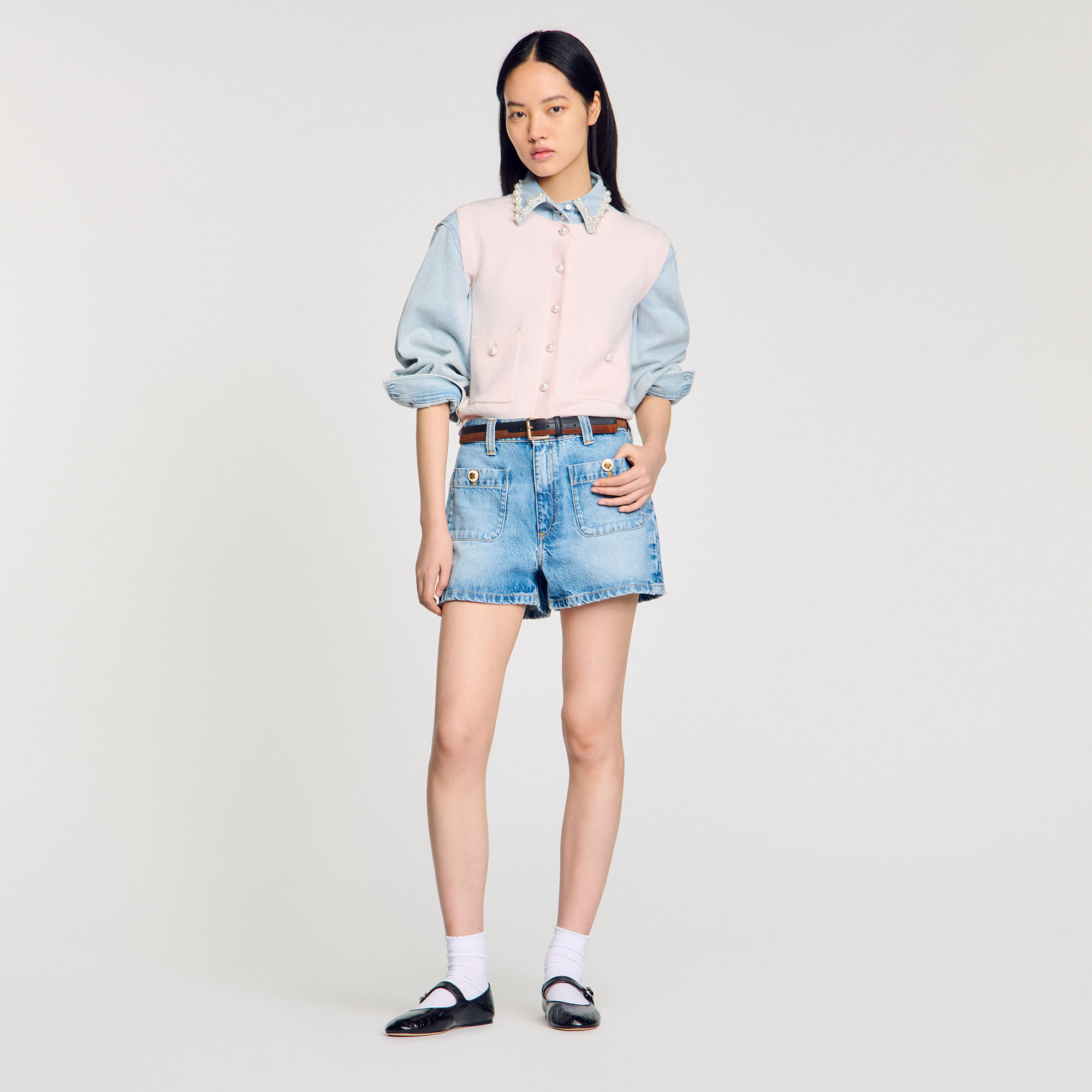 トップス short cardigan 楽天市場】【SALE 2749円→1649円】WZIPニットカーデ レディース