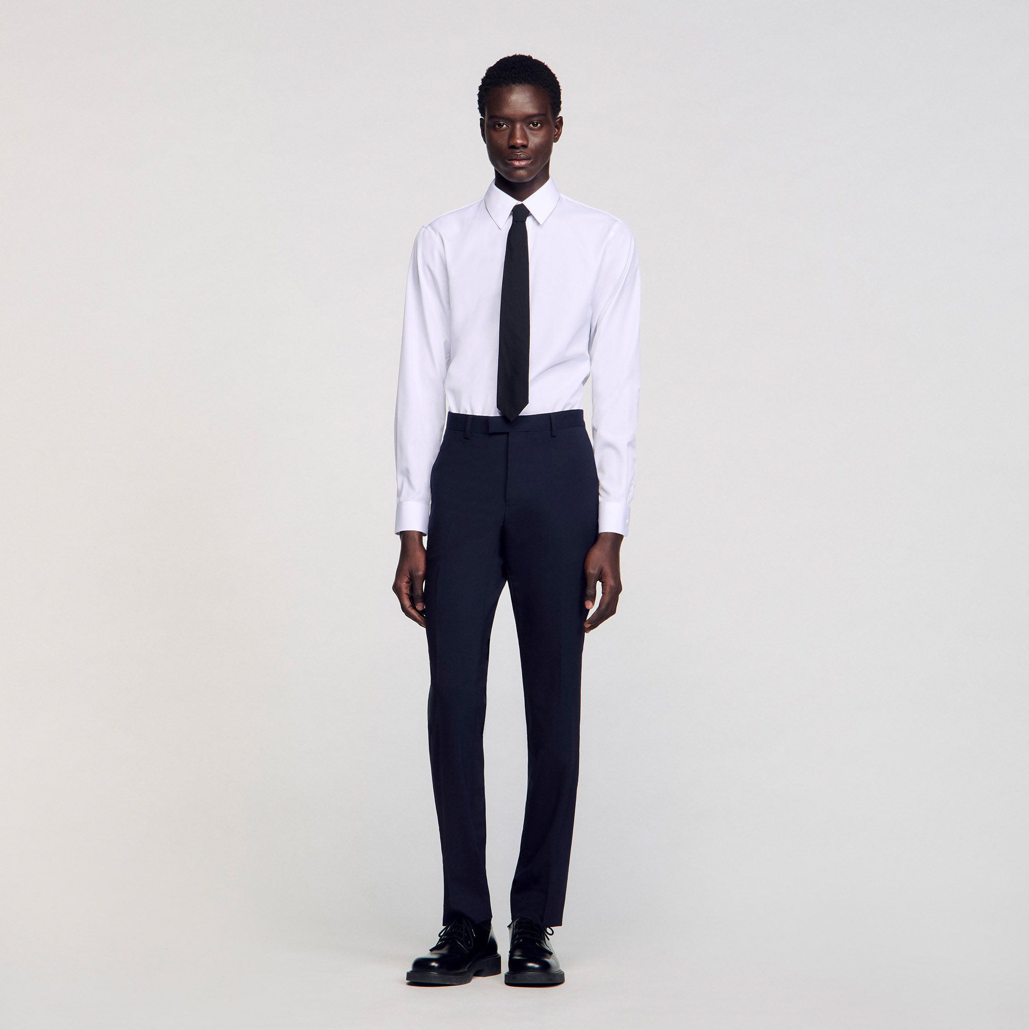 スーツ SUPER LIGHT WOOL TROUSERS Sandro_SHPPA00263-44_H_1.jpg