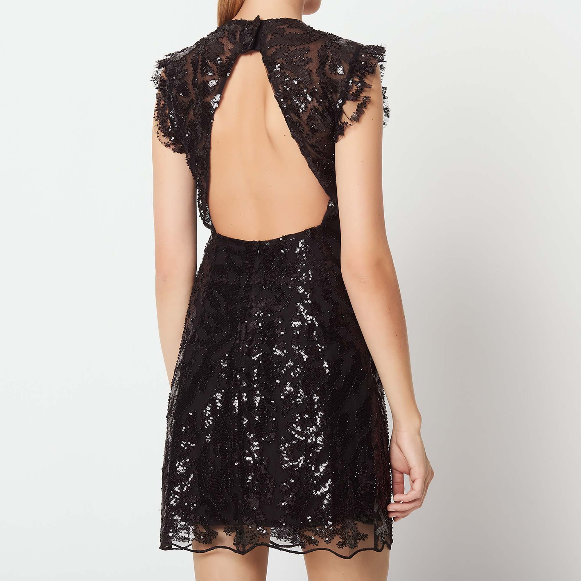 robe sequin sandro